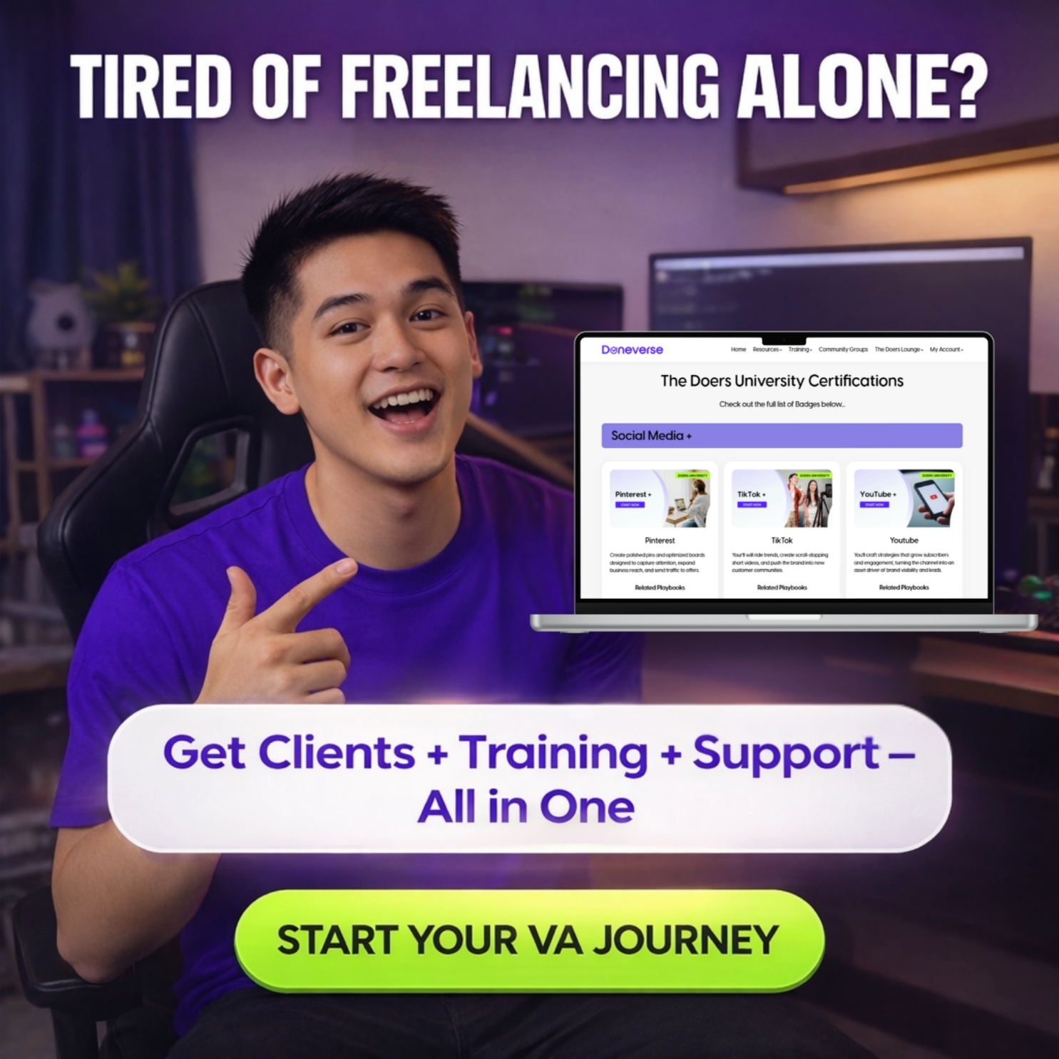 Doneverse - Careers Facebook ad