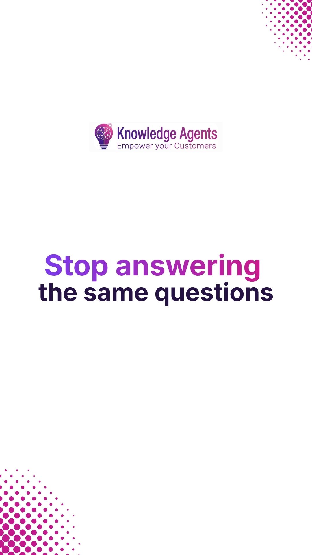 Knowledge Agents Facebook ad