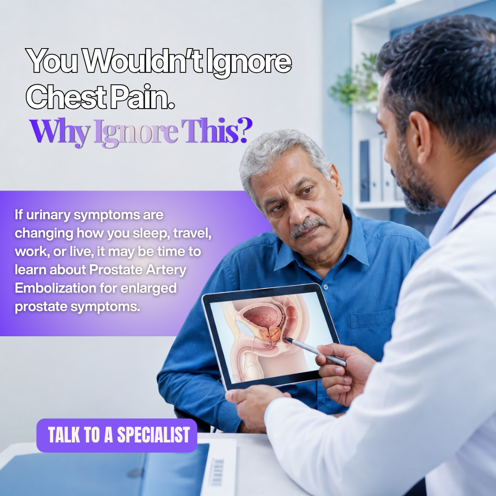 Vascular & Embolization Specialists Facebook ad: Enlarged Prostate?