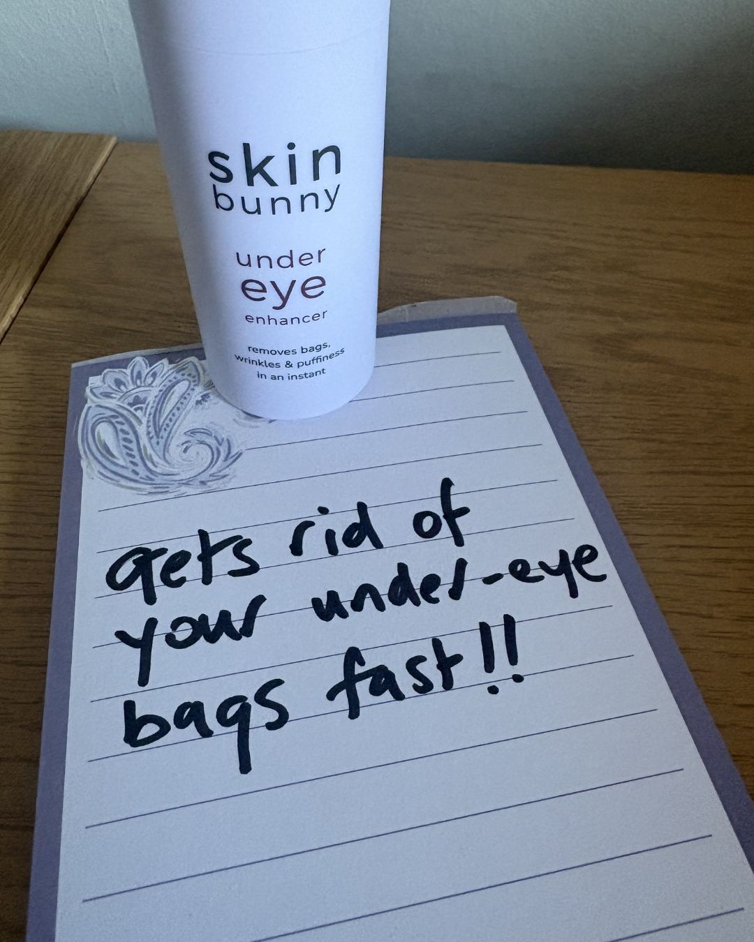 Skinbunny Skincare Facebook ad from Jul 25, 2026