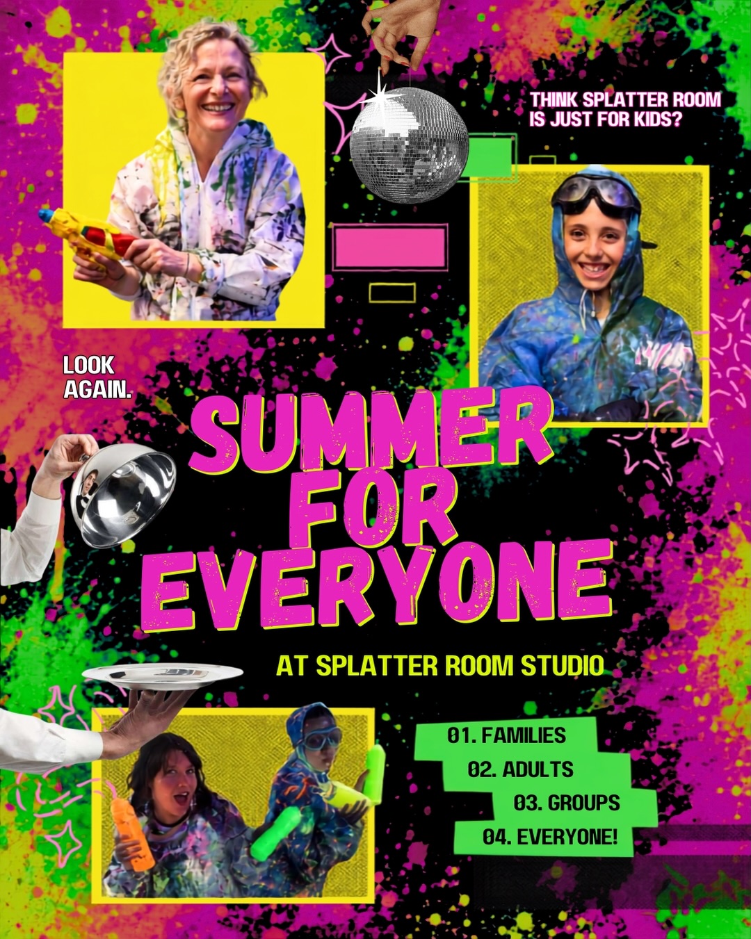 Splatter Room Studio Facebook ad