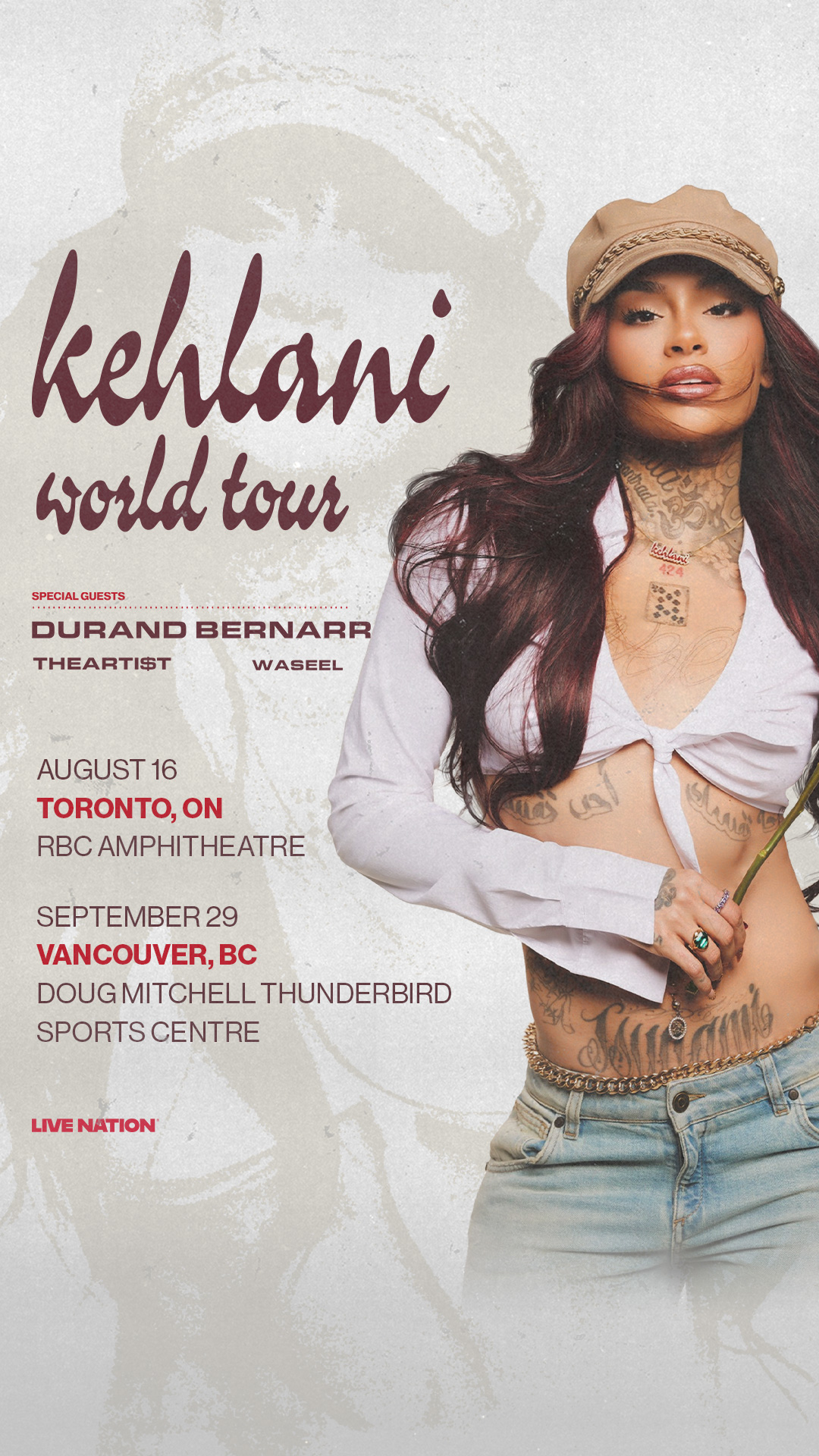 Live Nation Ontario Facebook ad from Jul 26, 2026