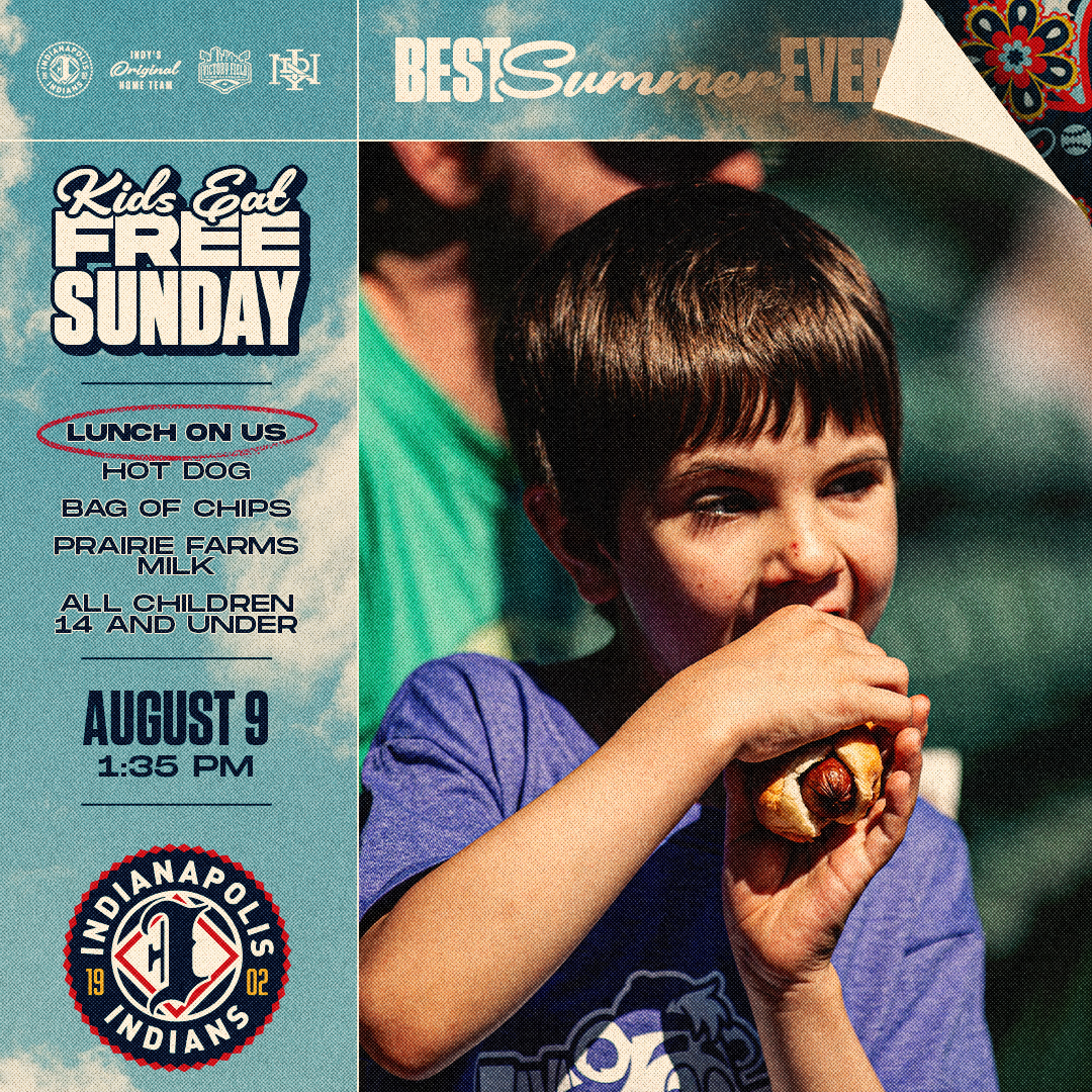 Indianapolis Indians Facebook ad: Family day at the ballpark!
