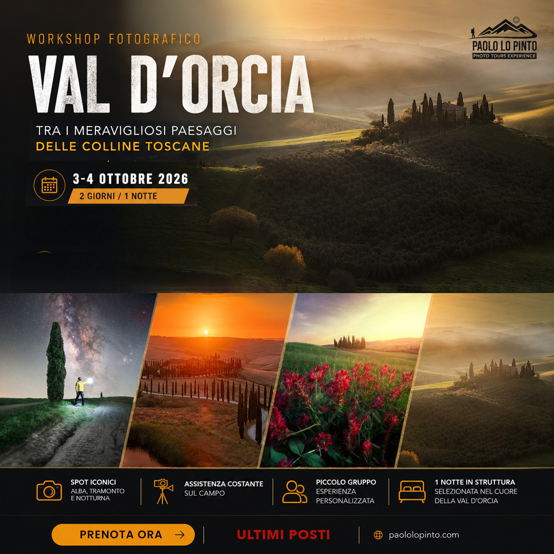 Paolo Lo Pinto - Viaggi Fotografici Facebook ad: Fotografa la Val d'Orcia in autunno