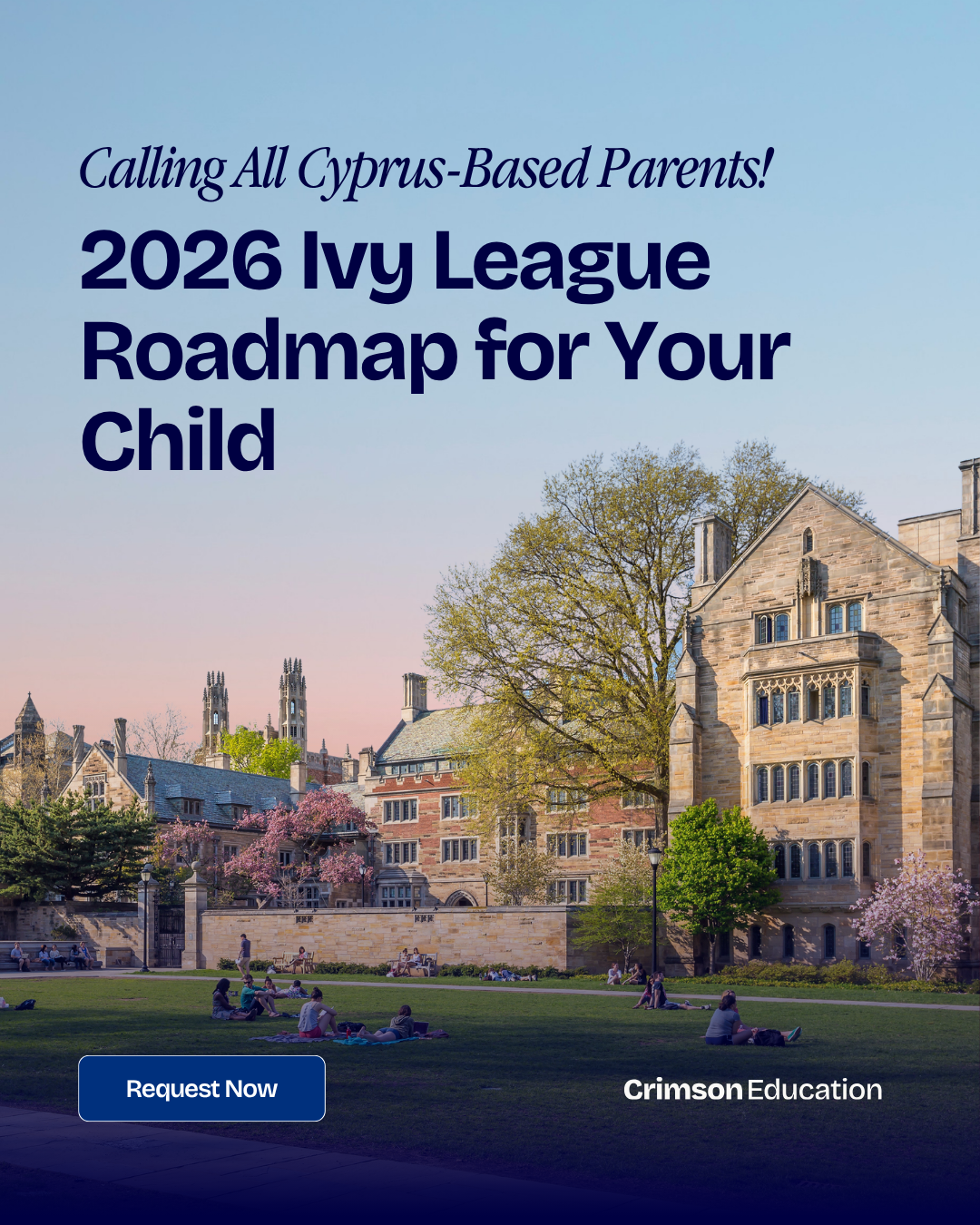 Crimson Education Facebook ad