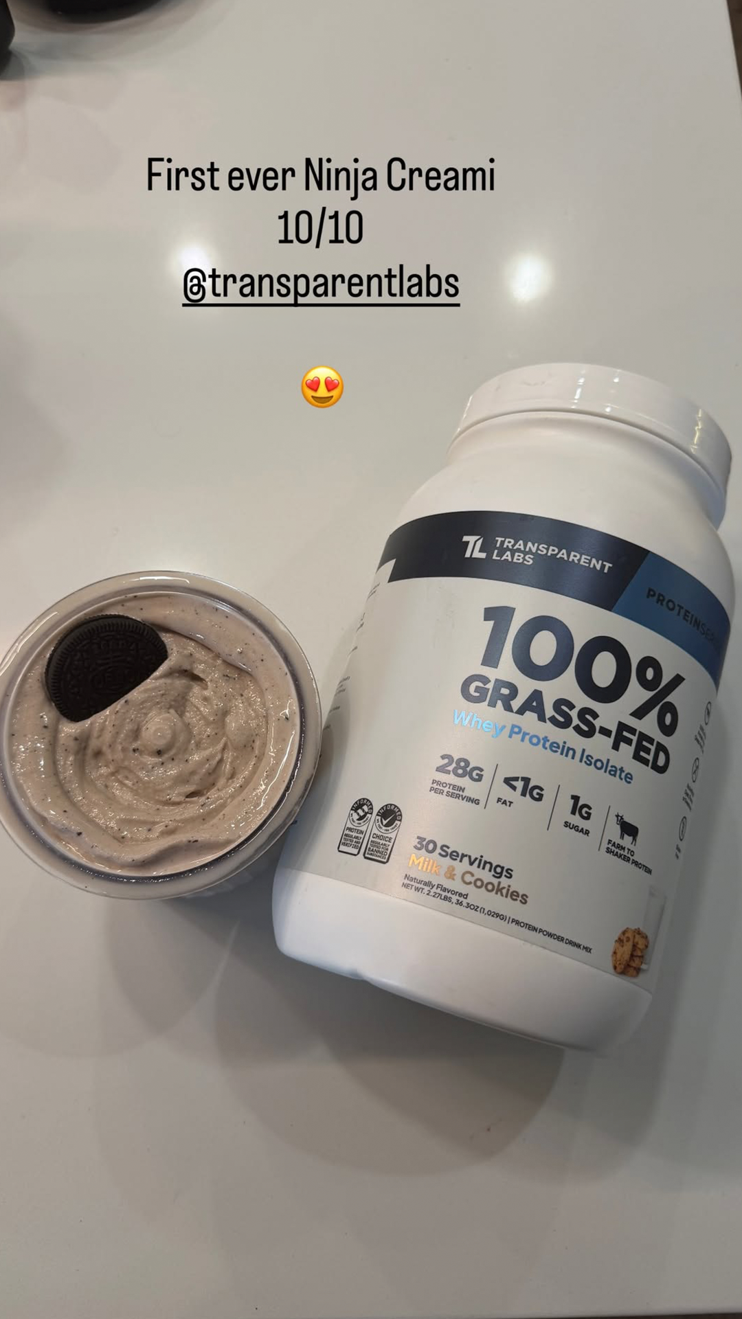 Transparent Labs Facebook ad