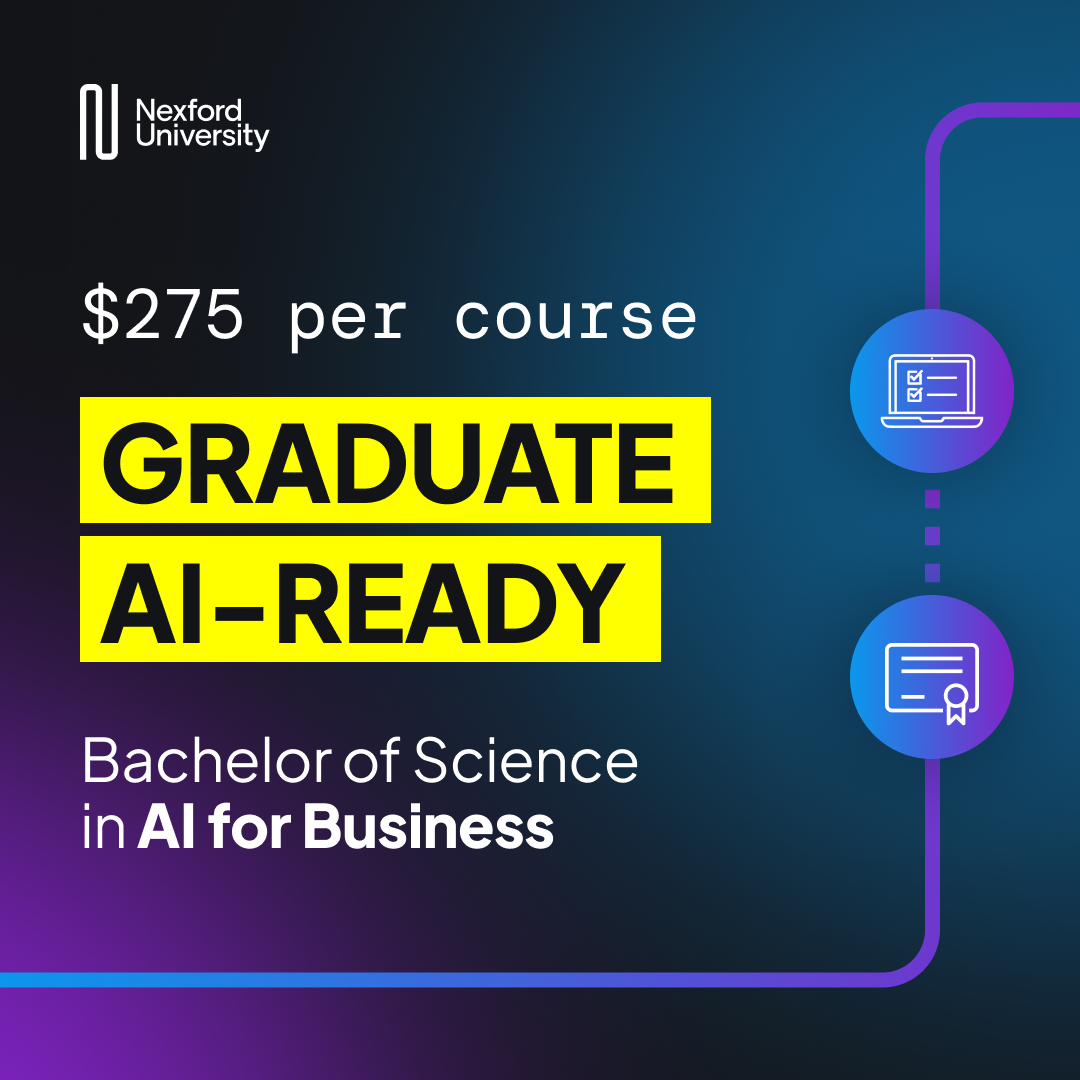 Nexford University Facebook ad