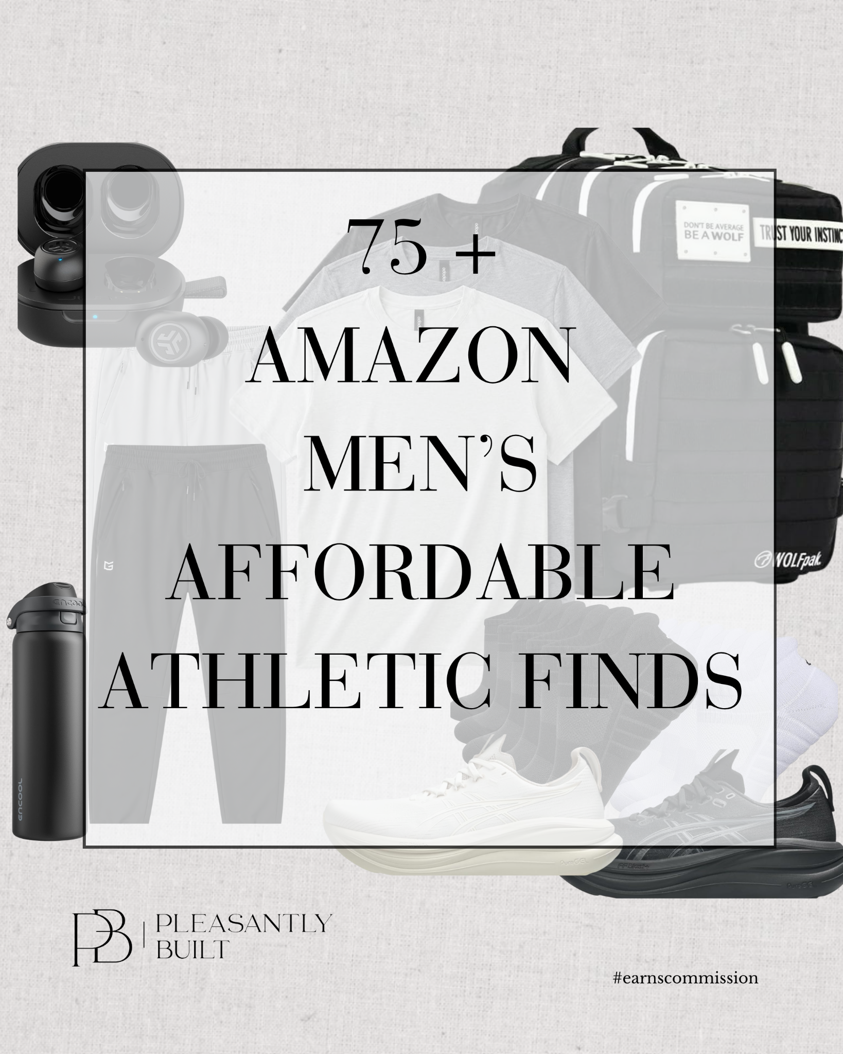 Pleasantlybuilt Facebook ad: 75+ Amazon Men’s Athletic Finds