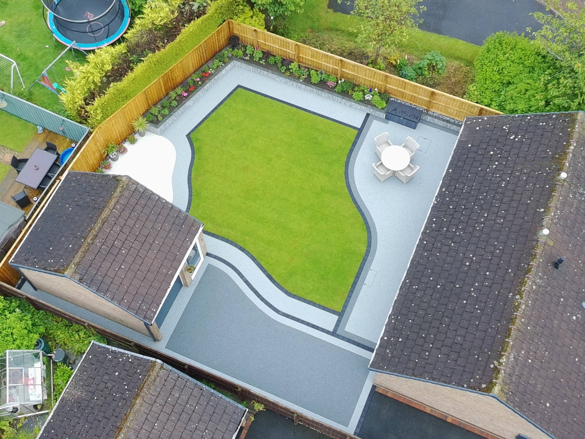 O.Scott Landscaping & Groundworks Facebook ad: Next level garden transformation