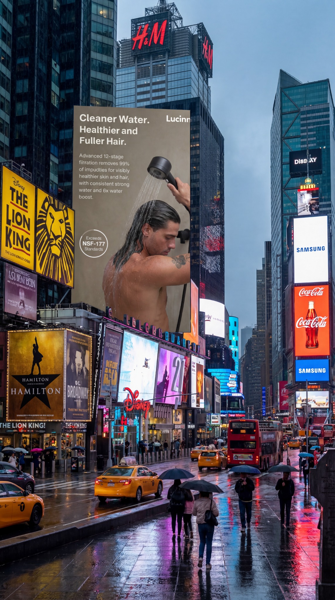 Lucinn Filtered Showerhead Facebook ad