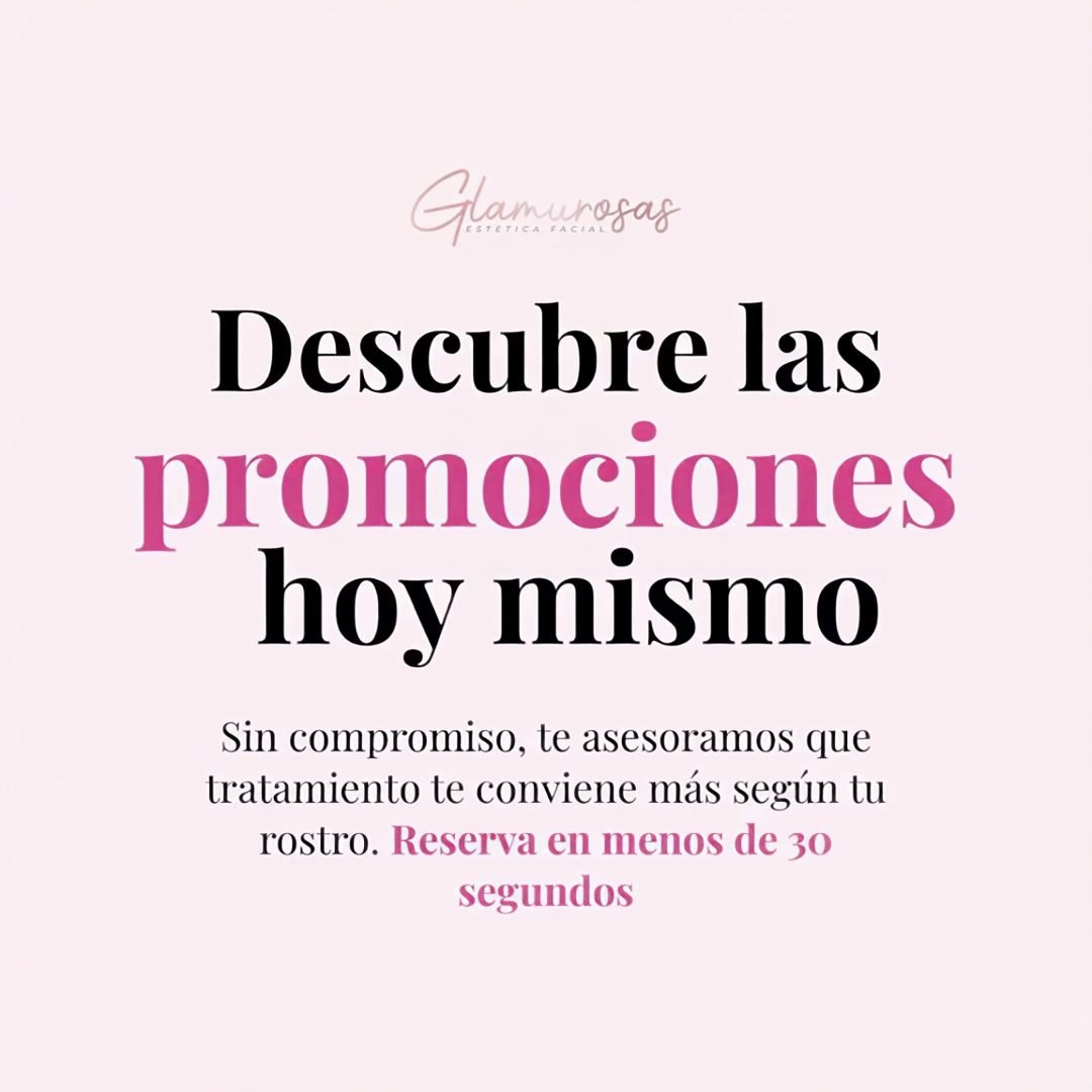 Glamurosas Estética Facial Cali Facebook ad: Precios especiales solo en septiembre