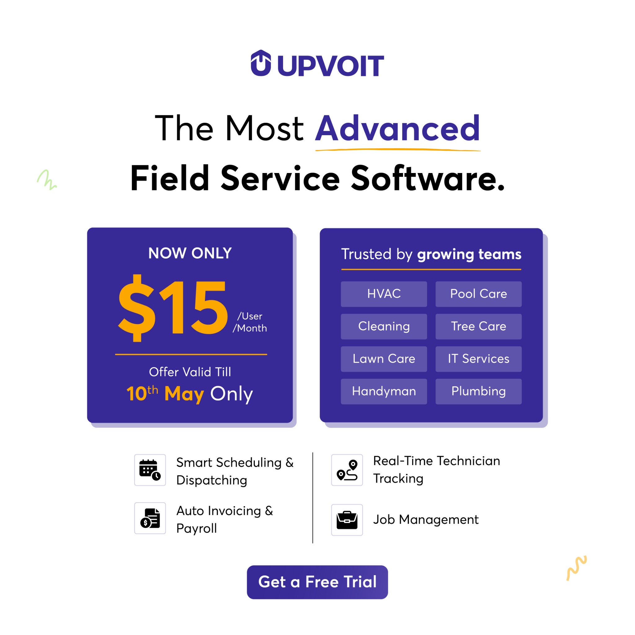 Upvoit Facebook ad: Valid till 10th May