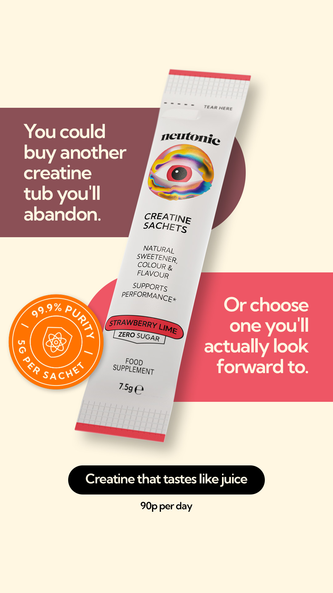 Neutonic Facebook ad