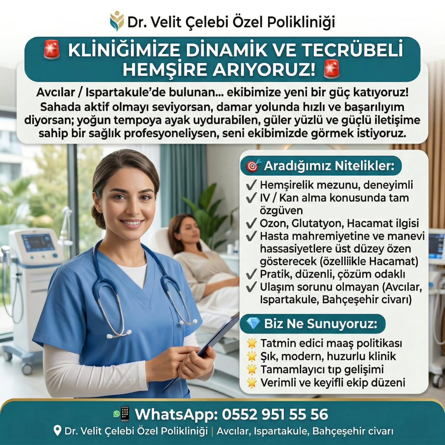 Doktor Velit Çelebi Muayenehanesi Facebook ad: KLİNİĞİMİZİN YENİ YILDIZI SEN OL!