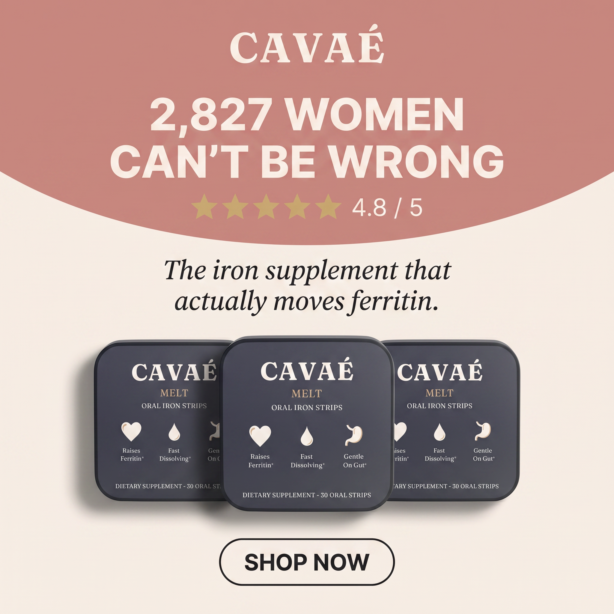 Womens Iron Health Facebook ad