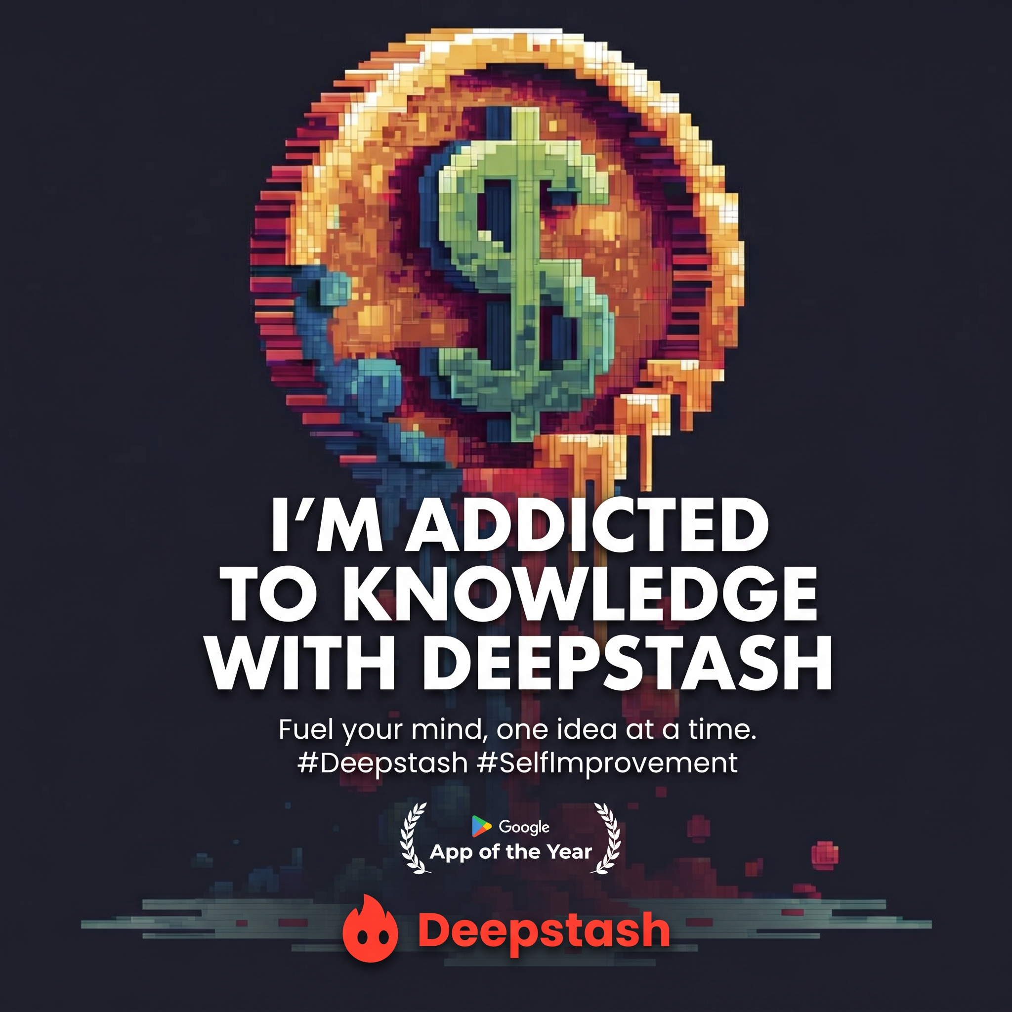 Deepstash Facebook ad