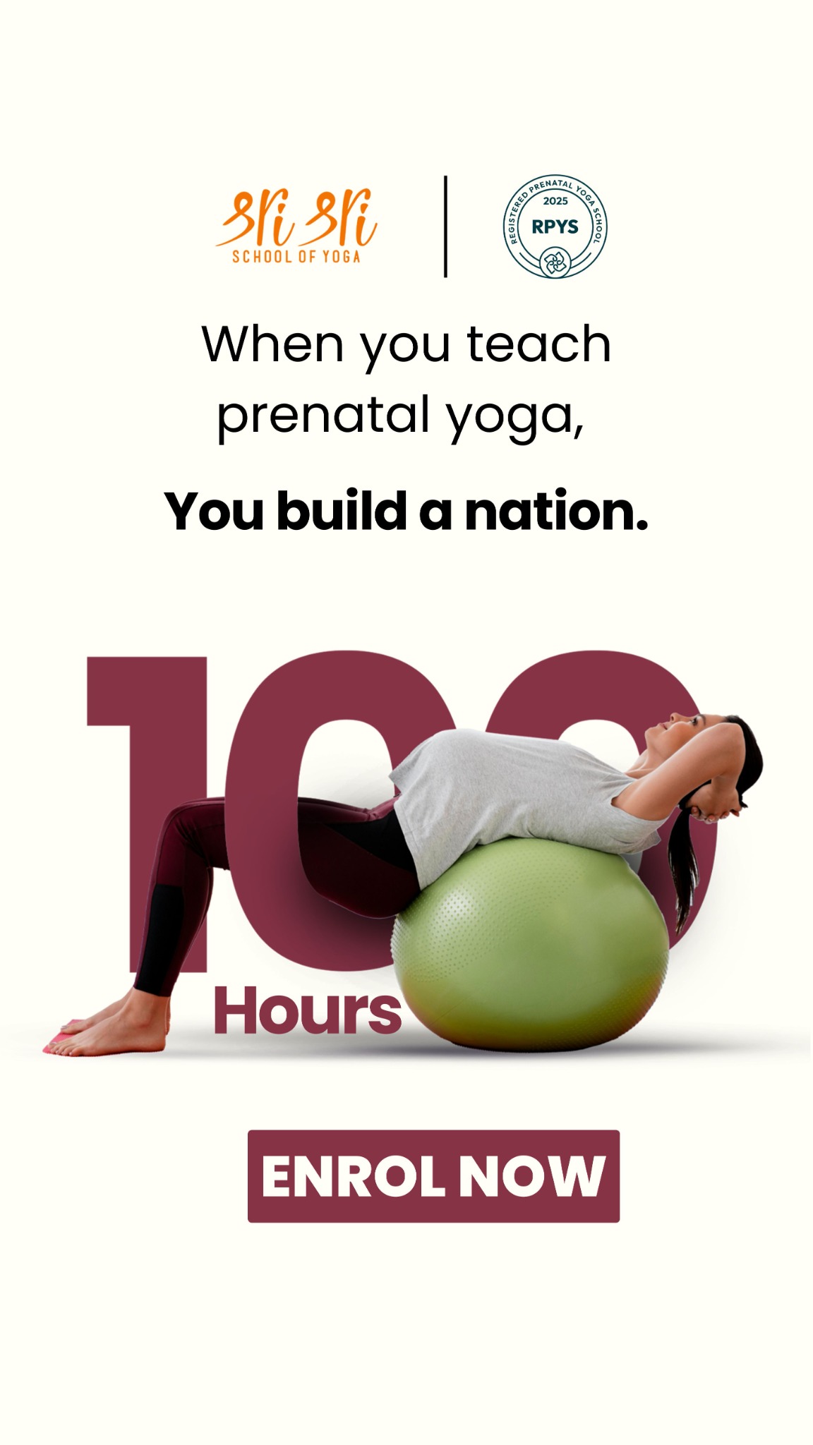Sri Sri School of Yoga - Yoga Teacher Training Facebook ad