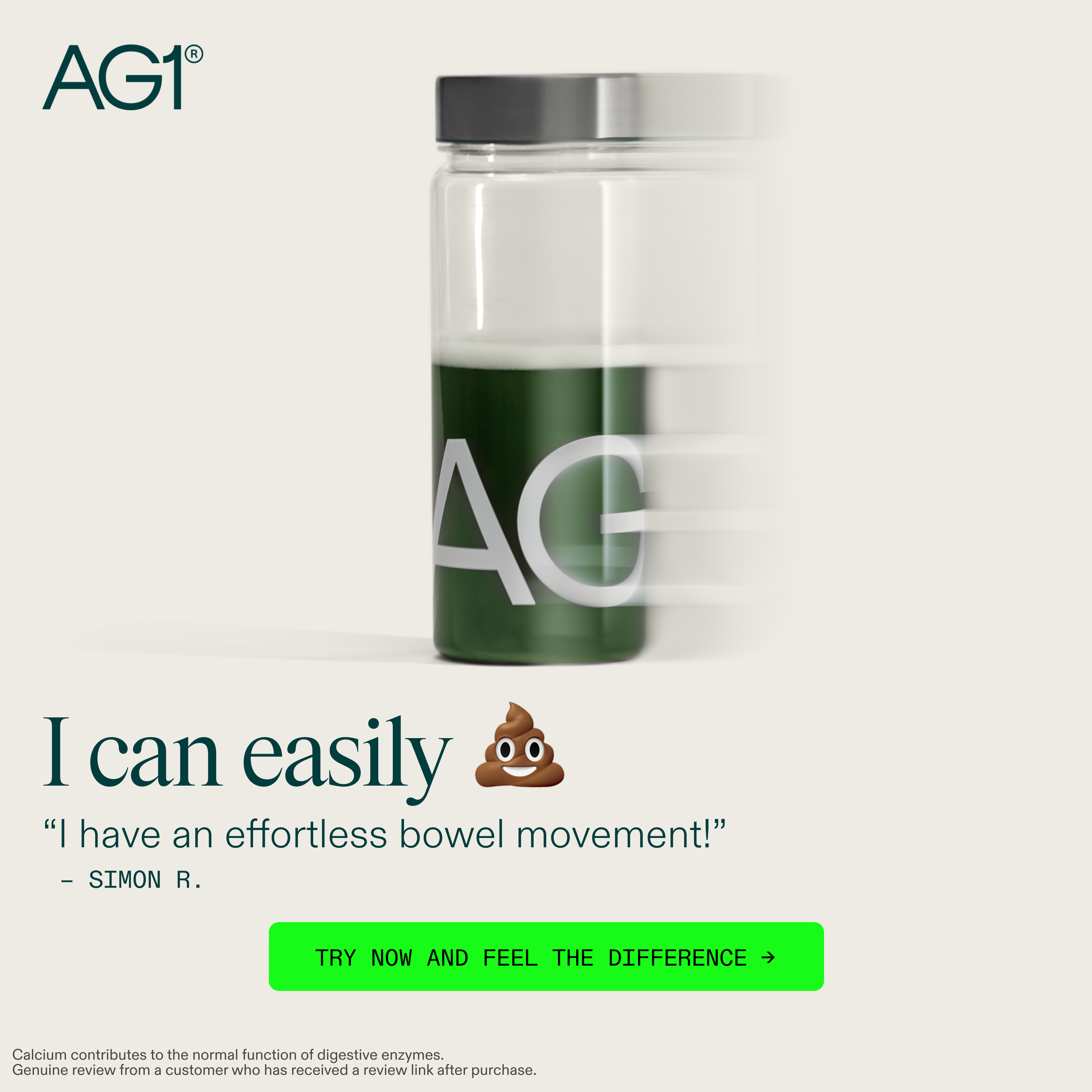 AG1 by Athletic Greens Facebook ad