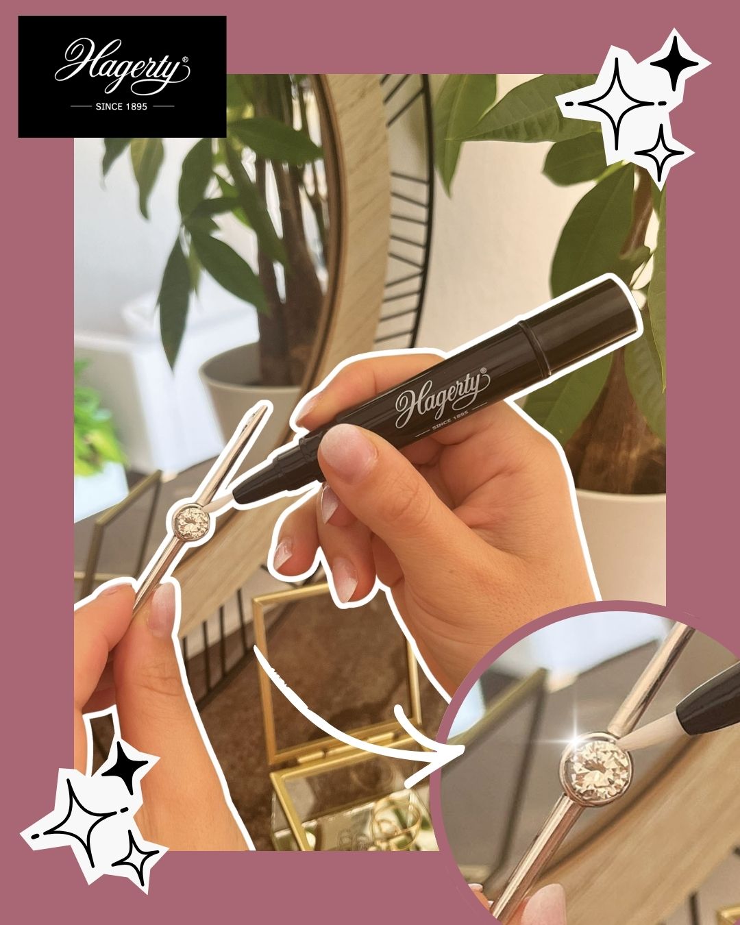 Hagerty Facebook ad: Precious Stones Pencil: gel nettoyant pour bijoux avec…