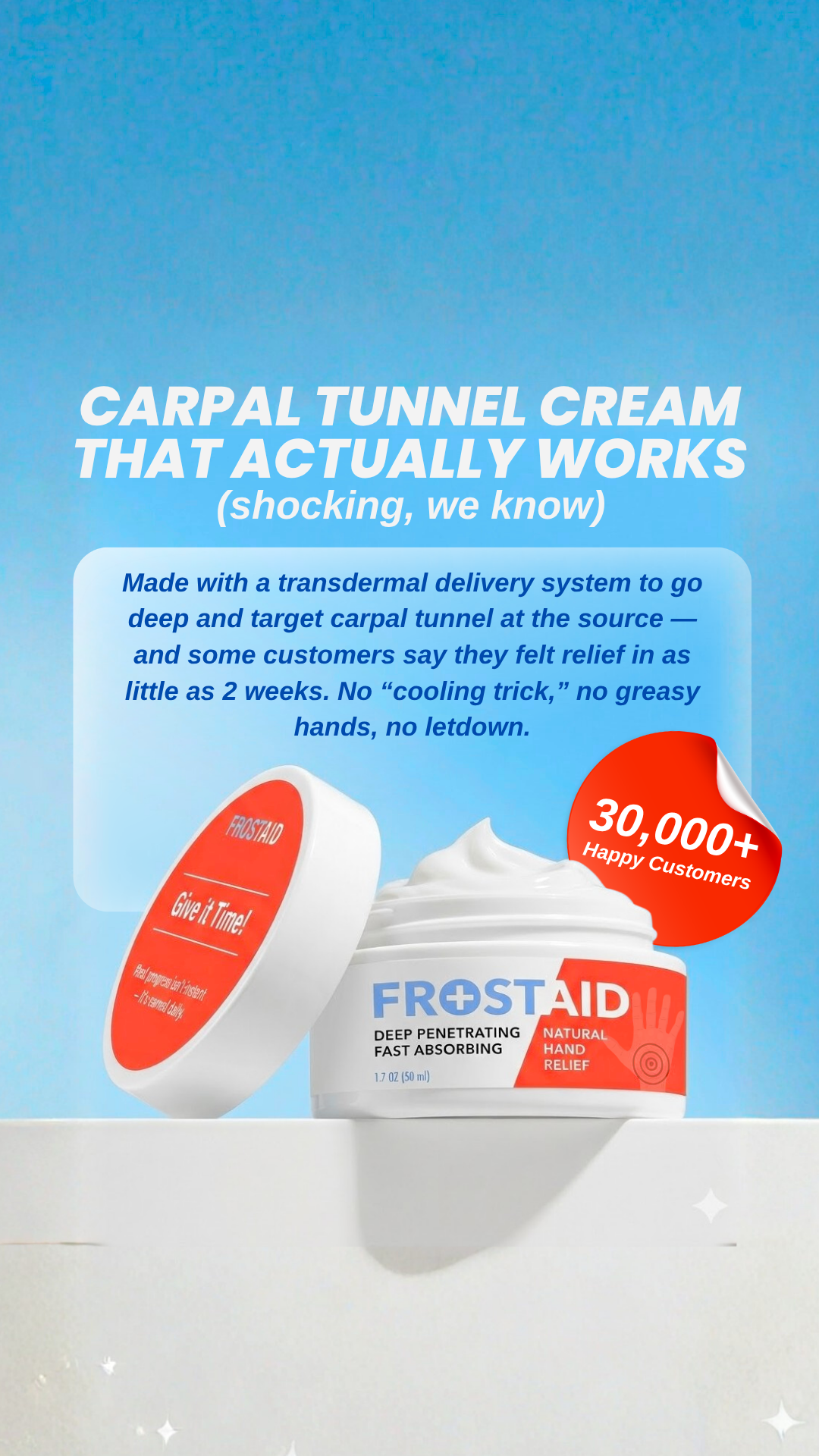 Frost Aid Facebook ad