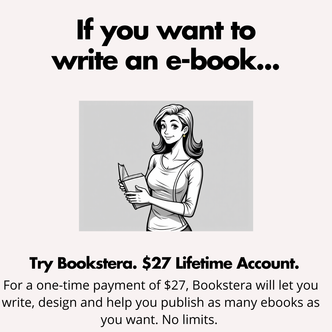 Bookstera - Quickly create e-books Facebook ad