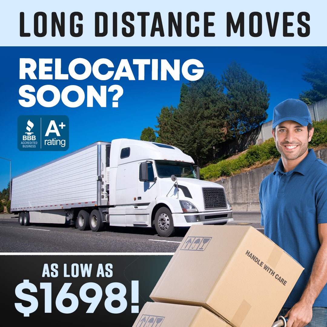A Plus Moving and Storage Facebook ad: Quick Free Quote