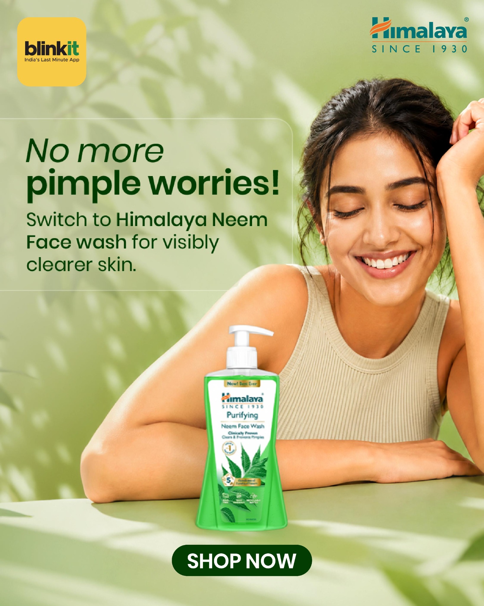 Simran Sethi Bedi Facebook ad: 30,000+ products delivered to your doorstep | Blinkit