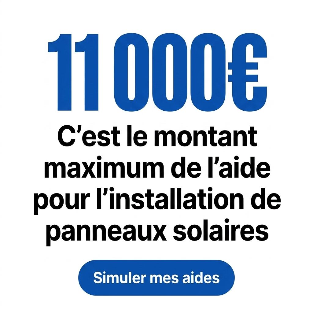 Mes Aides en Ligne Facebook ad: Aides Panneaux Solaires 2026