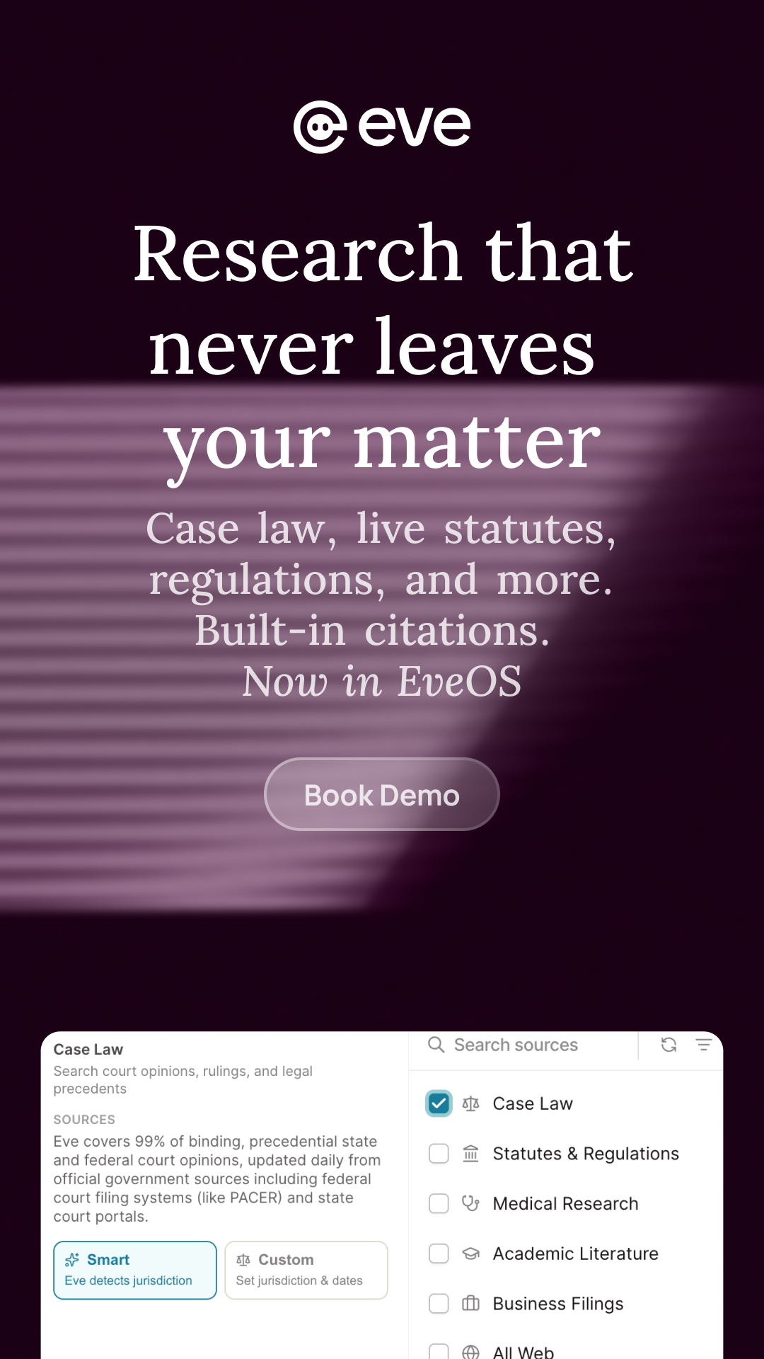 Eve Legal Facebook ad
