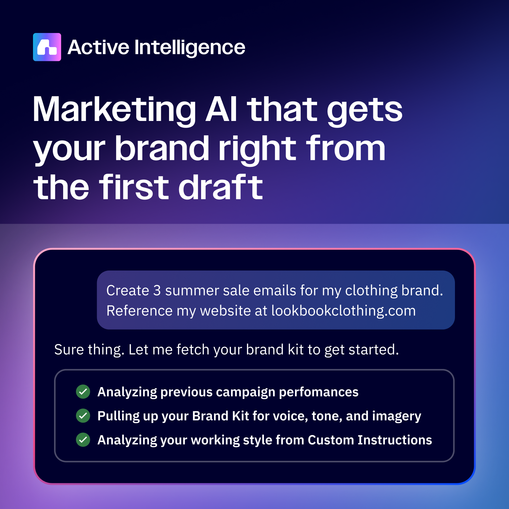 ActiveCampaign Facebook ad