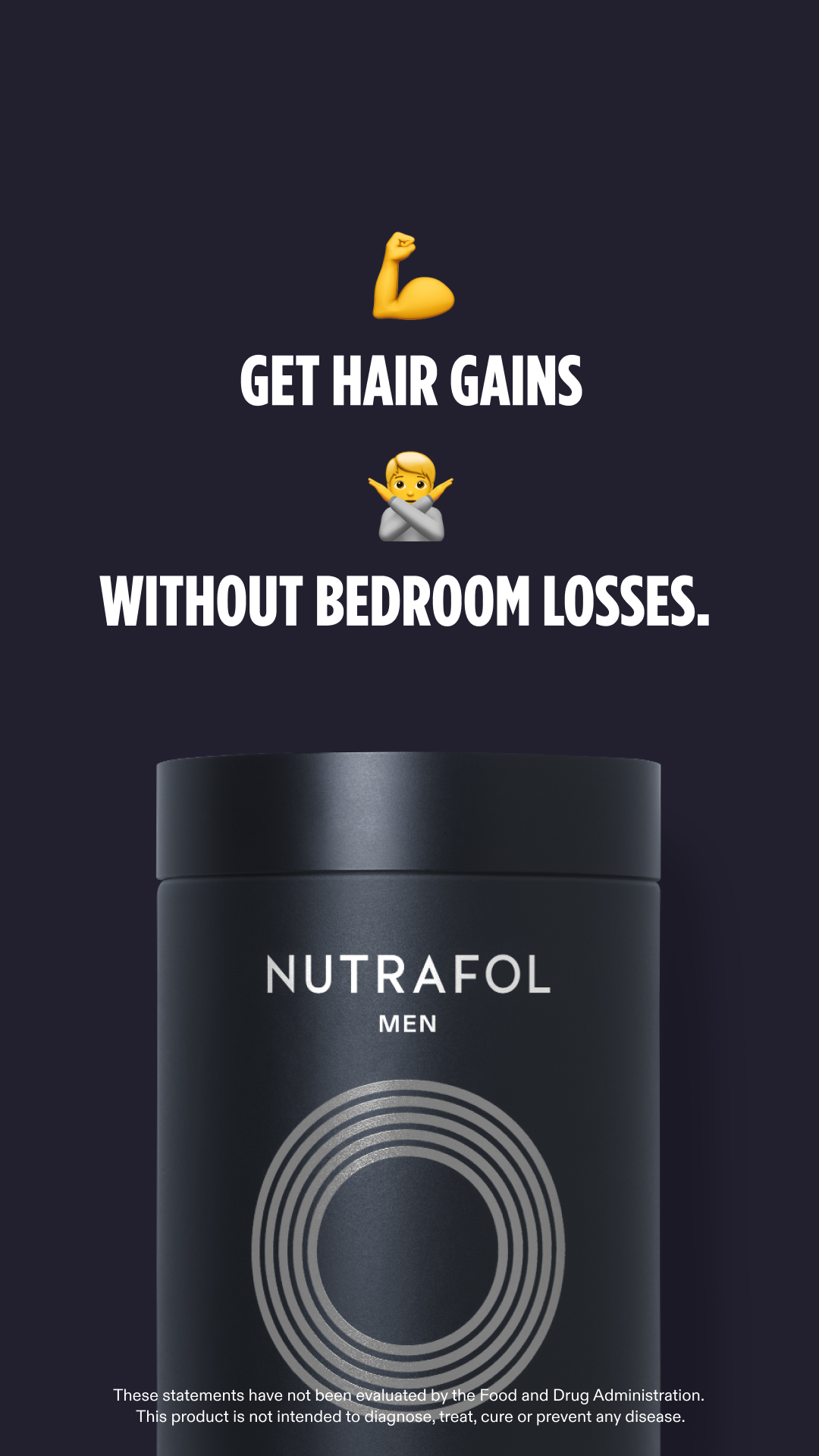 Nutrafol Men Facebook ad