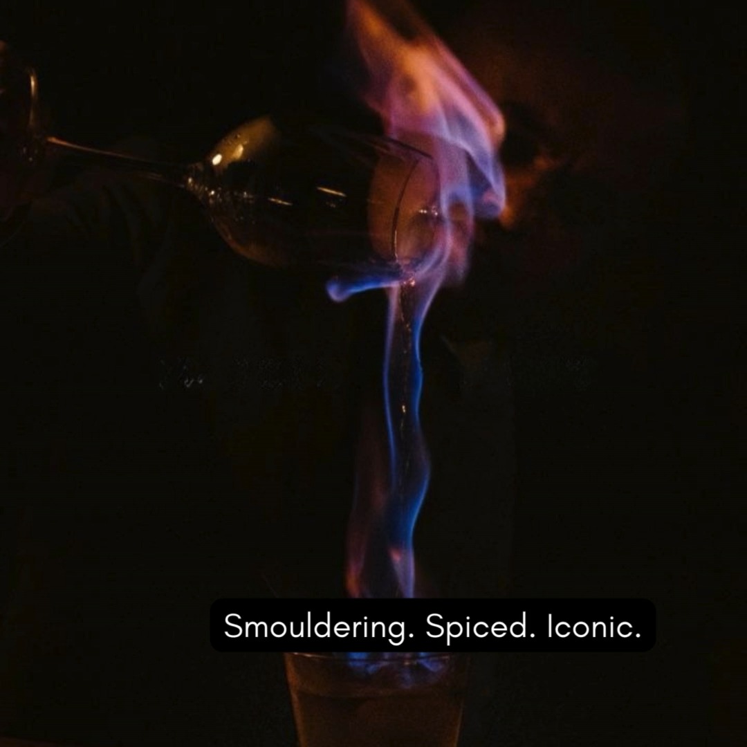 Gastronomy At MindEscapes Facebook ad: The Hot Flaming Toddy.