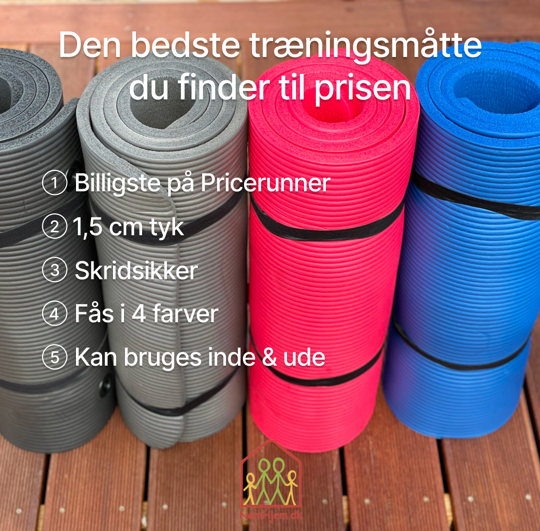NemHjem Facebook ad: Måtter i holdbar kvalitet - til fornuftige priser