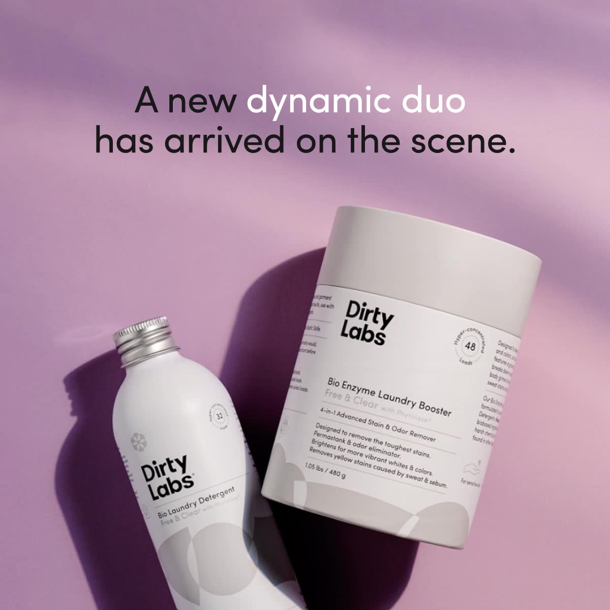 Dirty Labs Facebook ad: Cutting-Edge Bio Enzyme Cleaning Power