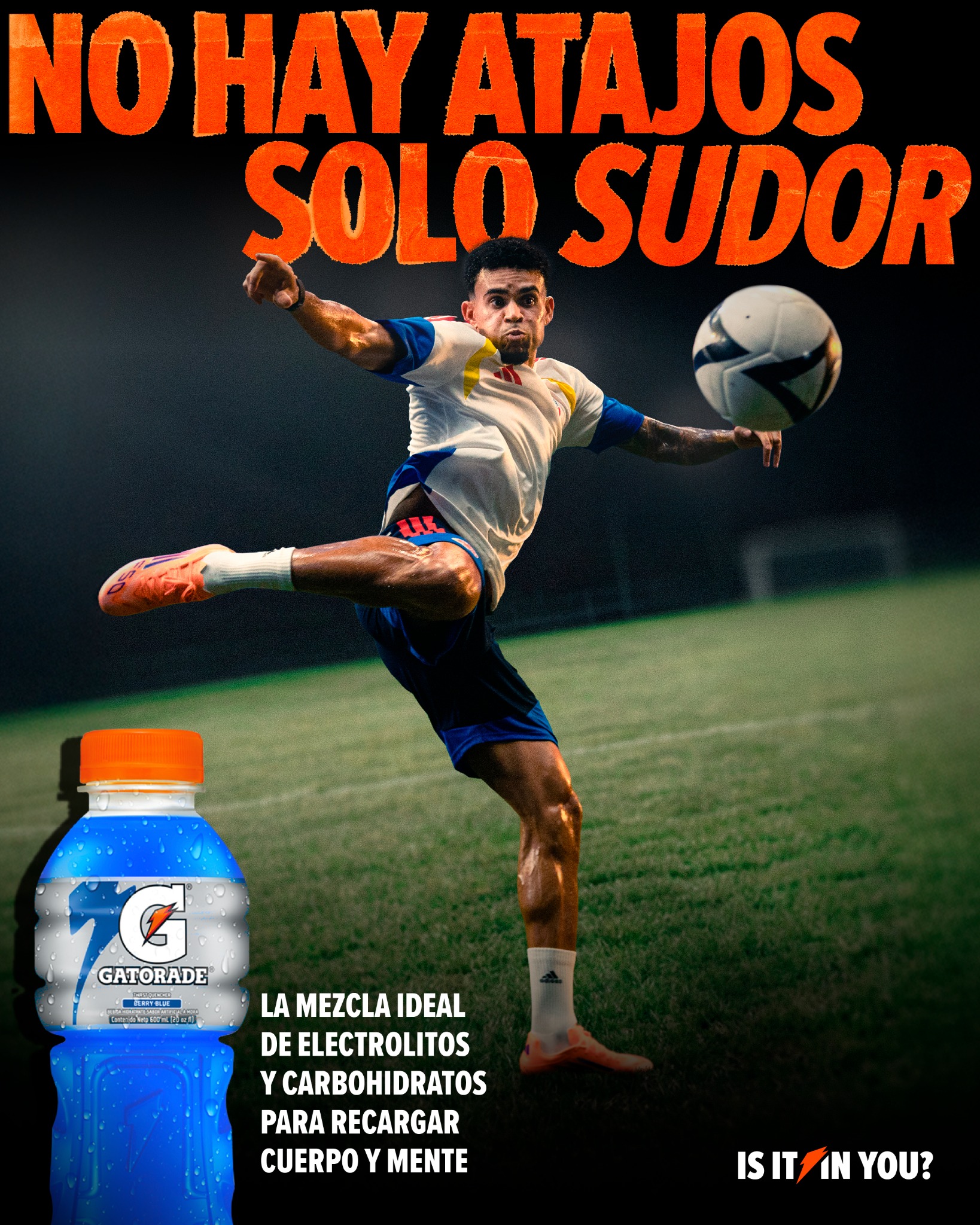 Gatorade El Salvador Facebook ad: No se trata solo de jugar.