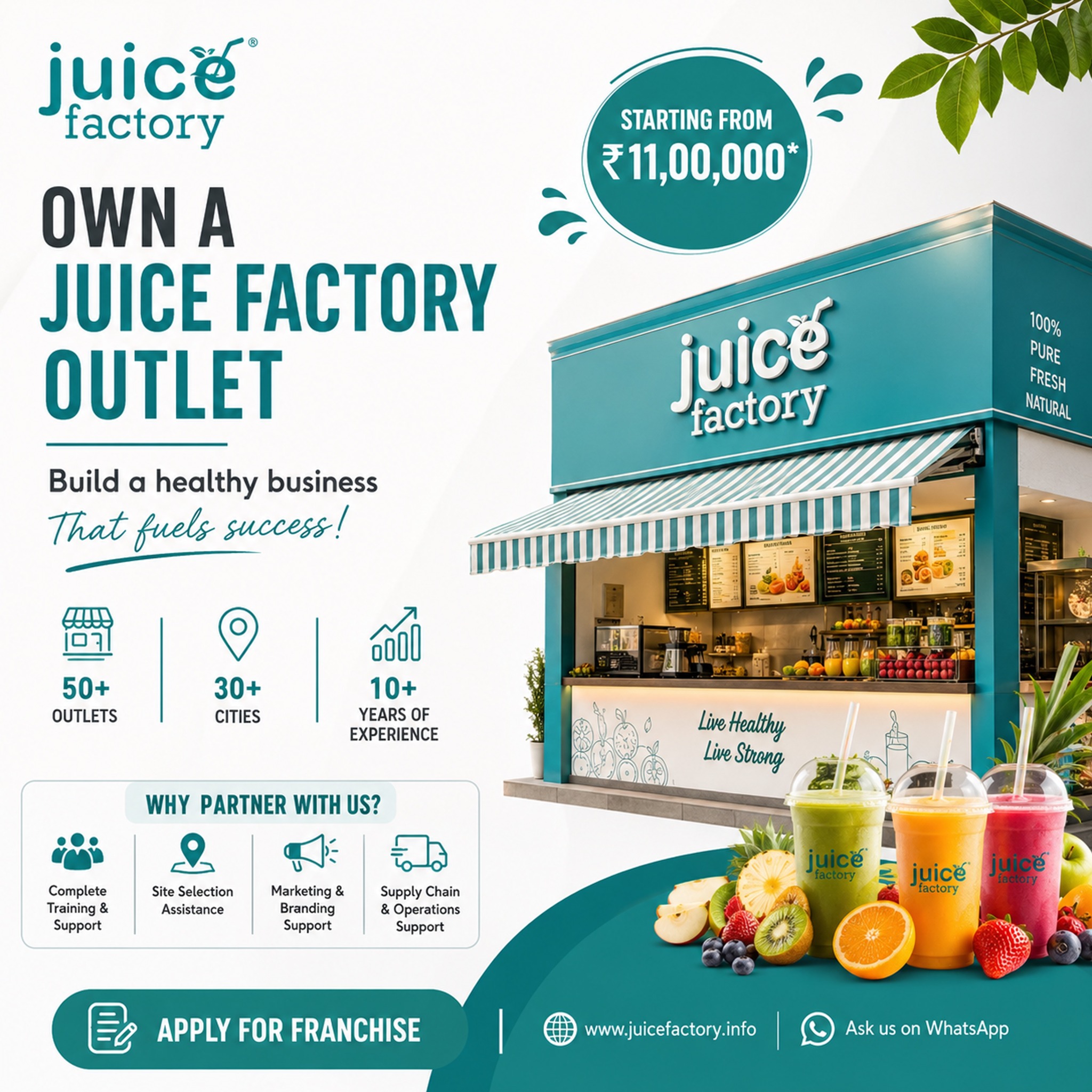 Juice factory India Facebook ad