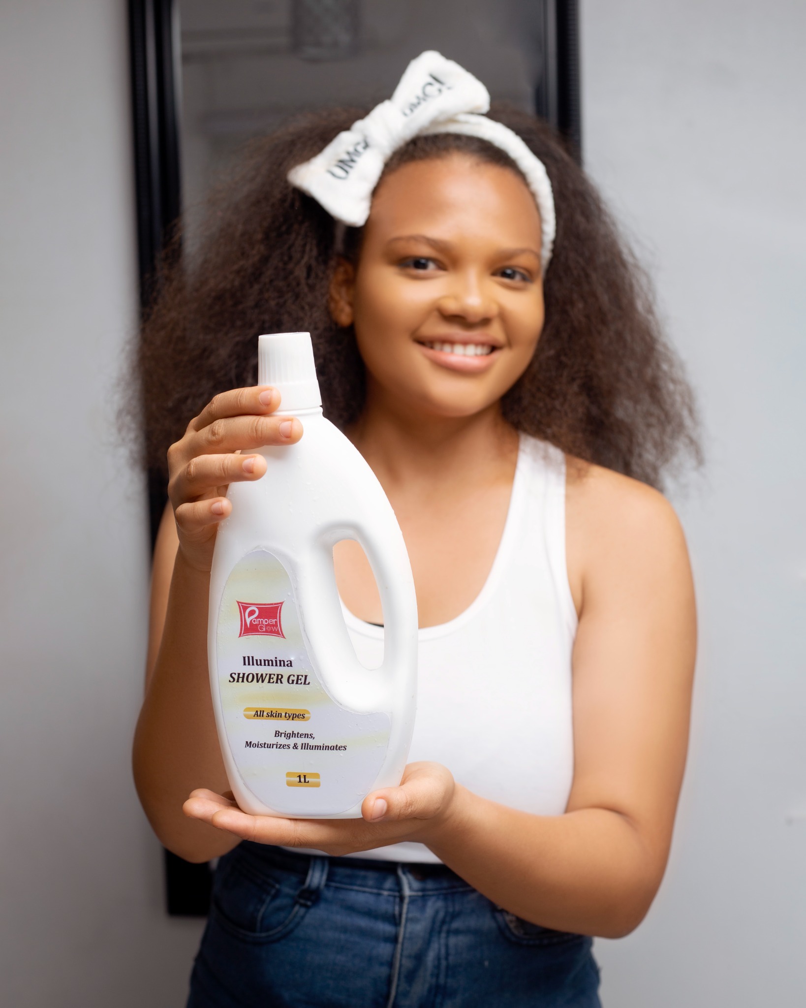 Pamper Glow Hub Facebook ad: 70% OFF on Shower Gel That Makes Your Skin Glow