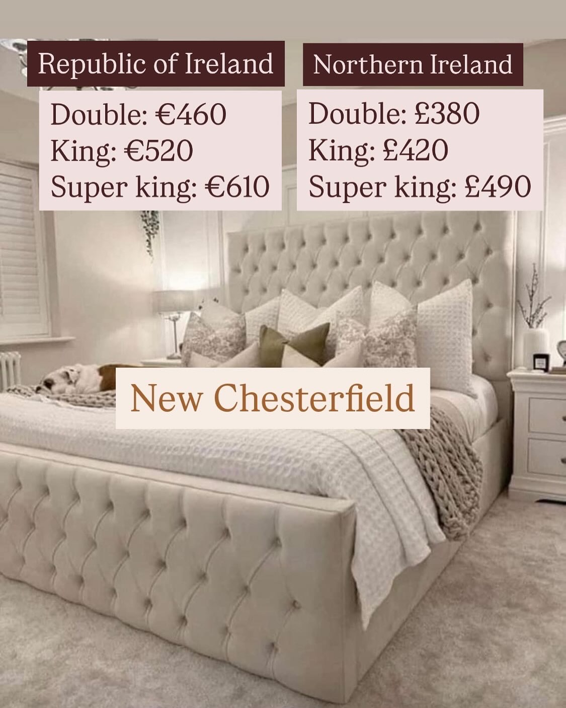 Bed4U Northern Ireland & Ireland Facebook ad