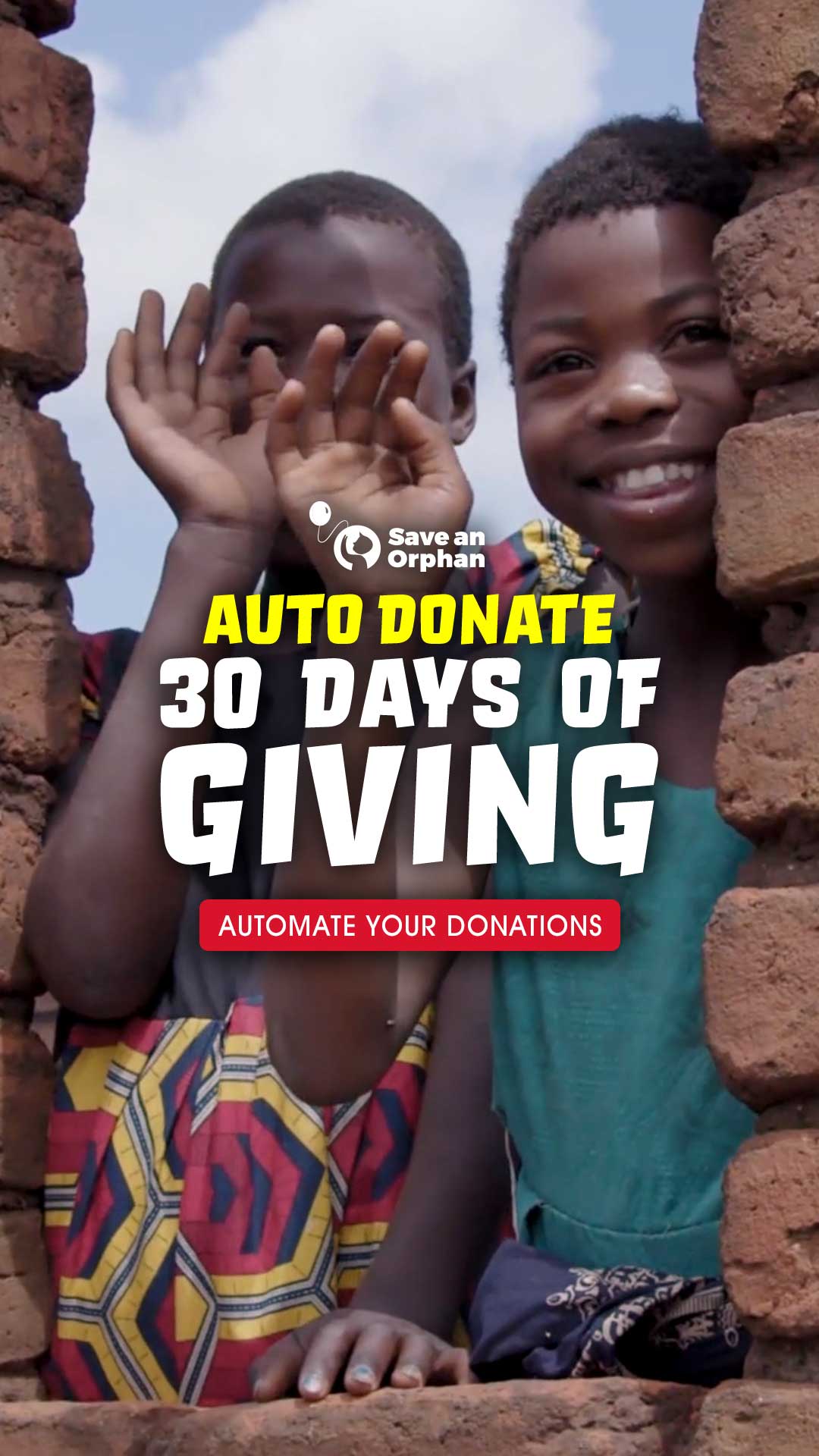 Save An Orphan Facebook ad