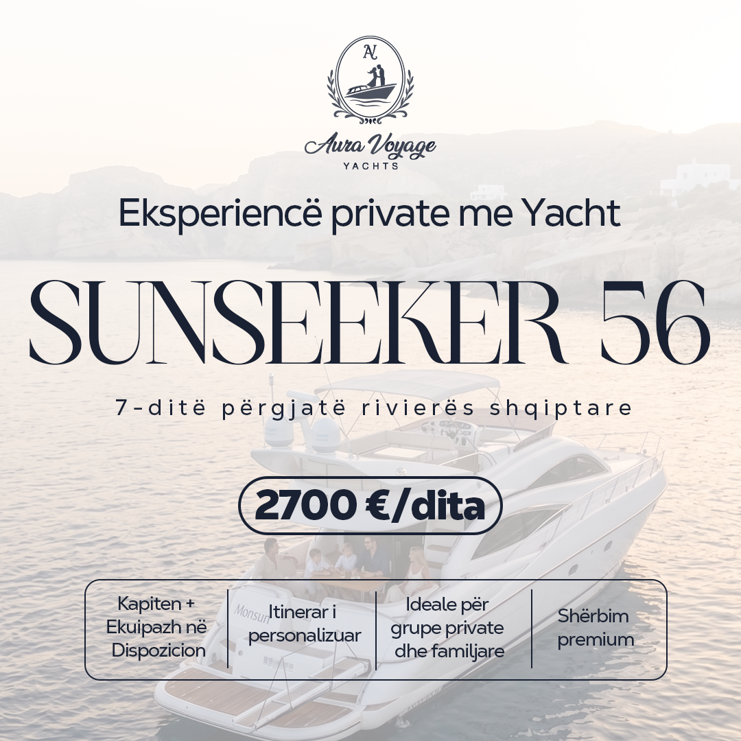 Aura Voyage Yachts Facebook ad: Sunseeker 56 Private Yacht