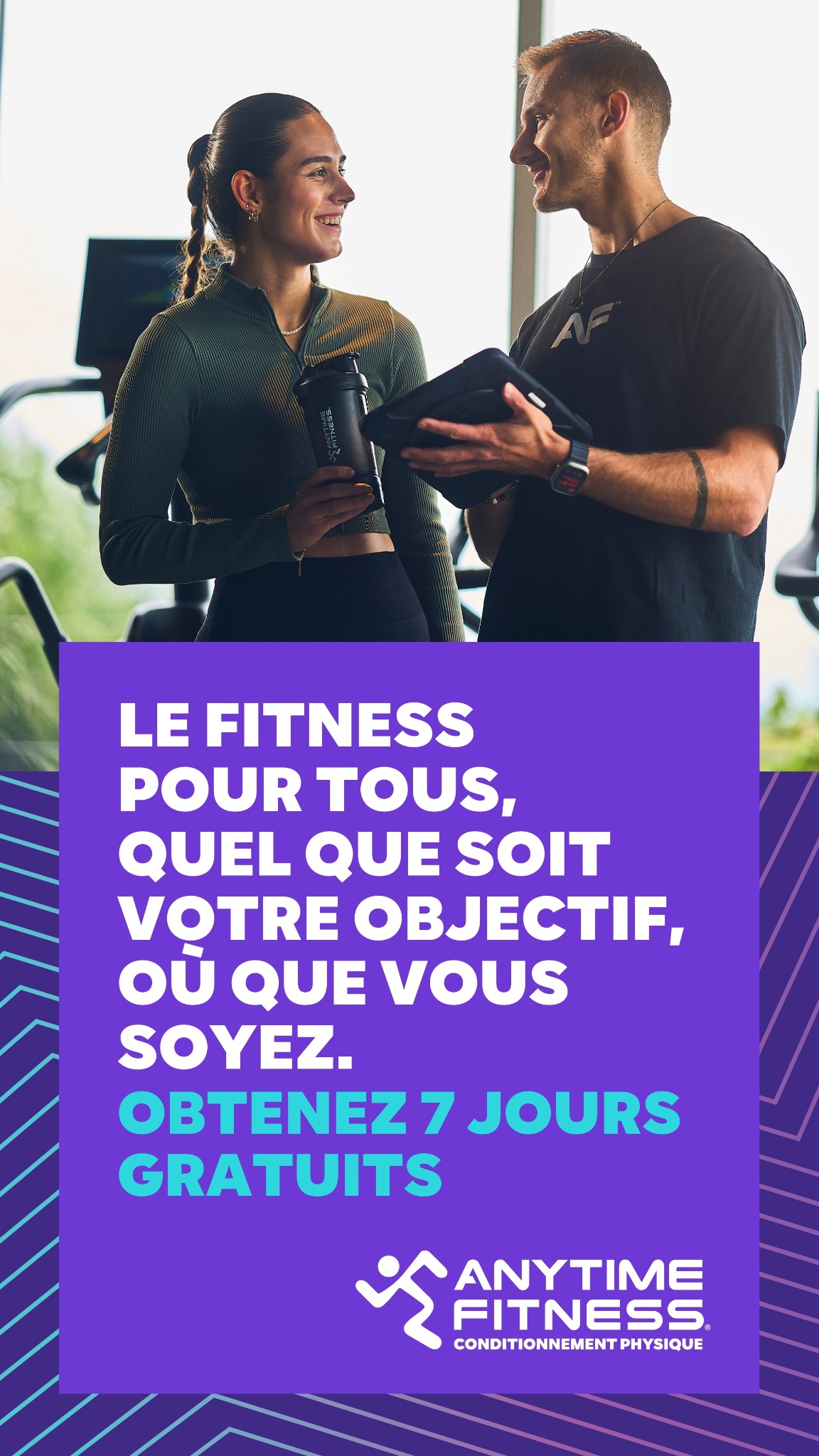 Anytime Fitness Montreal Forum Facebook ad from Sep 17, 2025