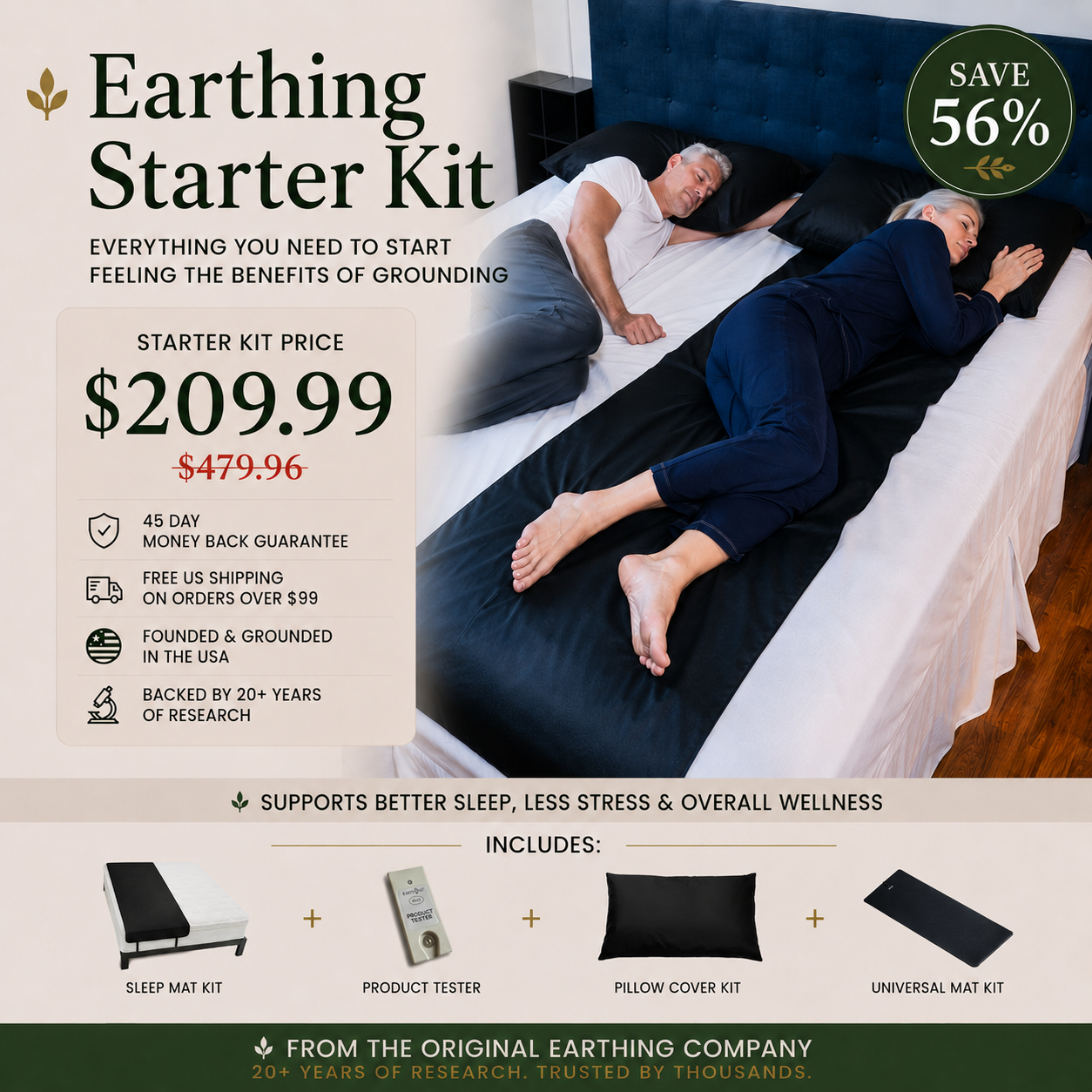Earthing Facebook ad