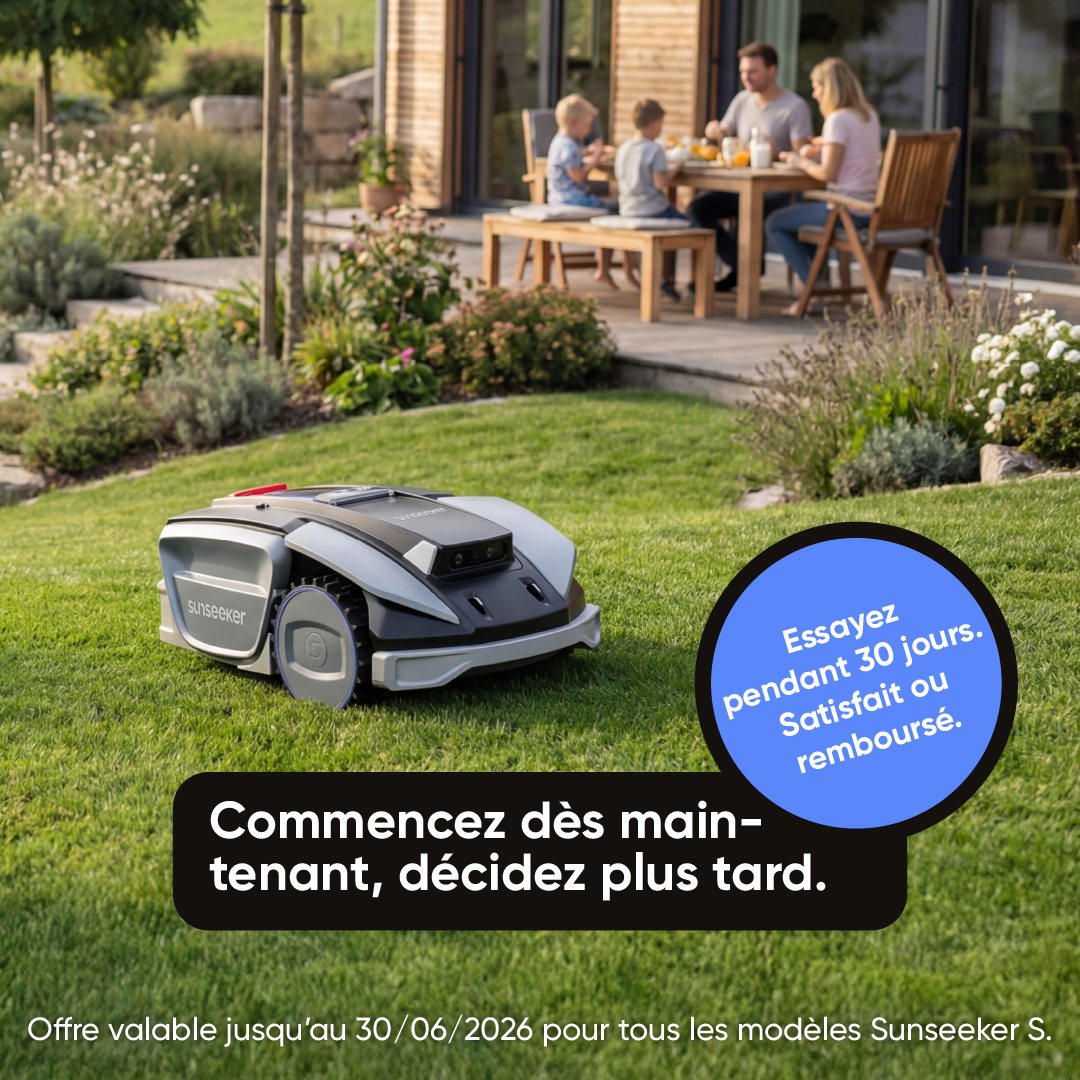 Sunseeker France Facebook ad: Satisfait ou remboursé