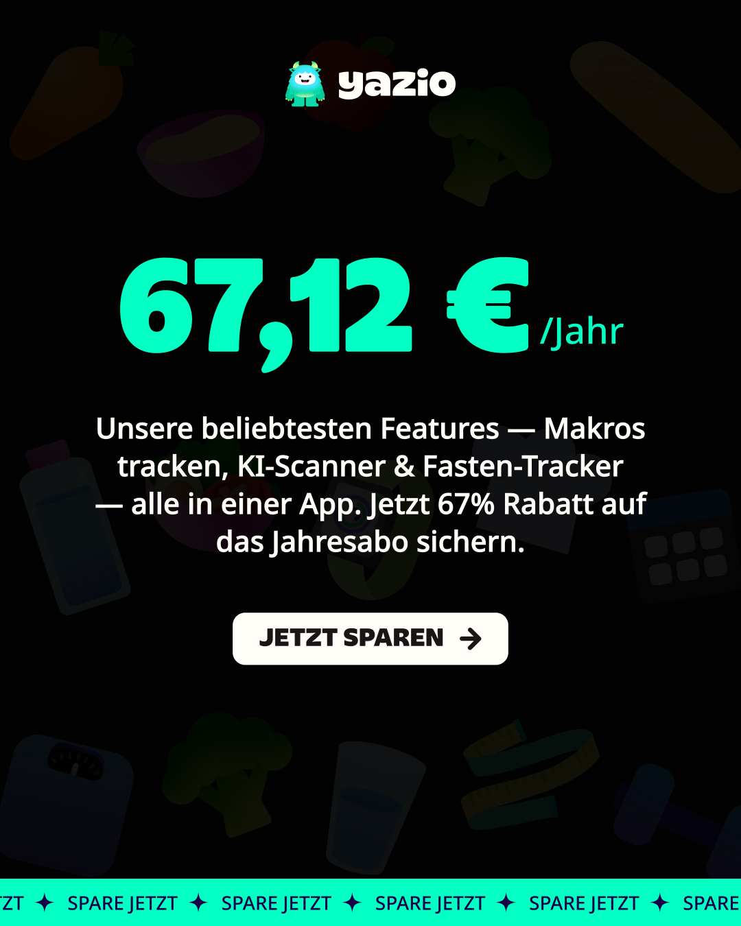 YAZIO Facebook ad