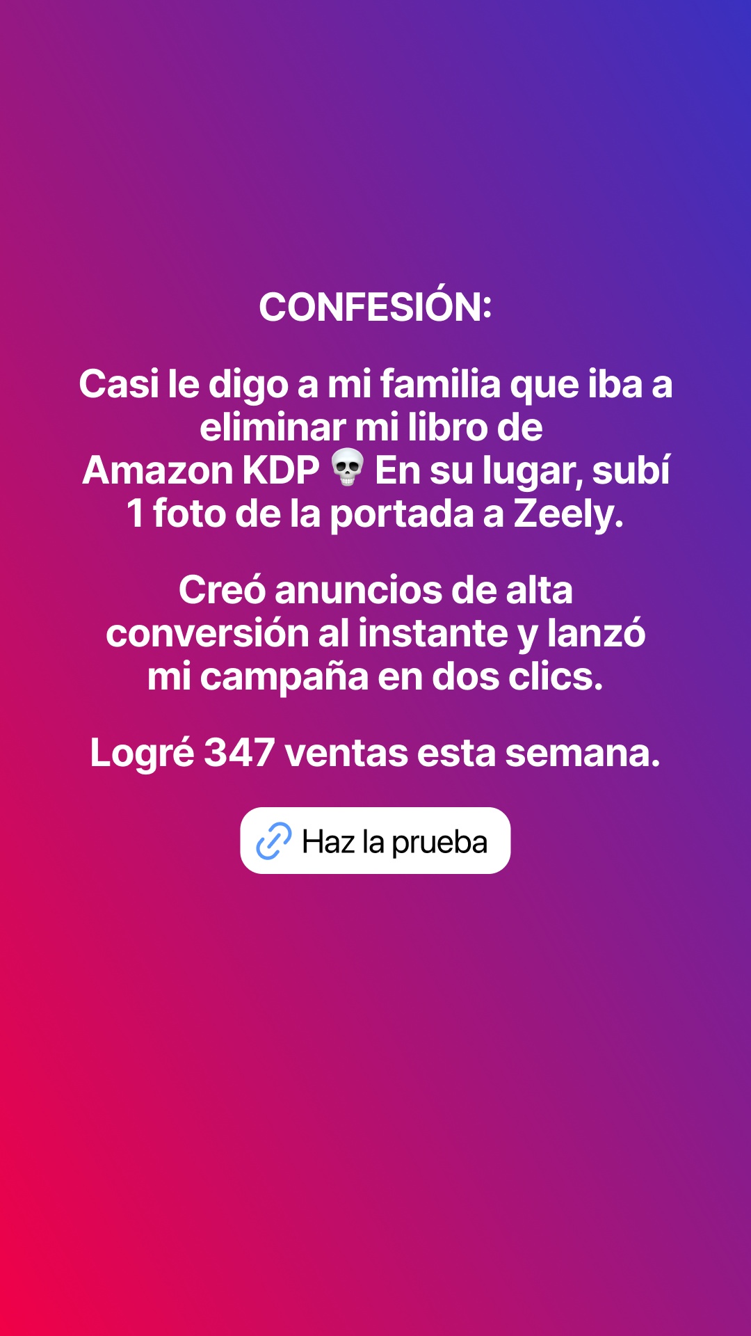 Zeely Facebook ad