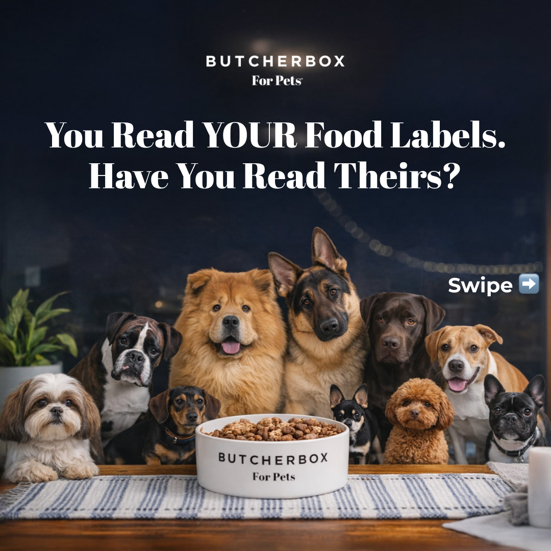 ButcherBox For Pets Facebook ad: Just because it says fresh doesn’t mean it’s…