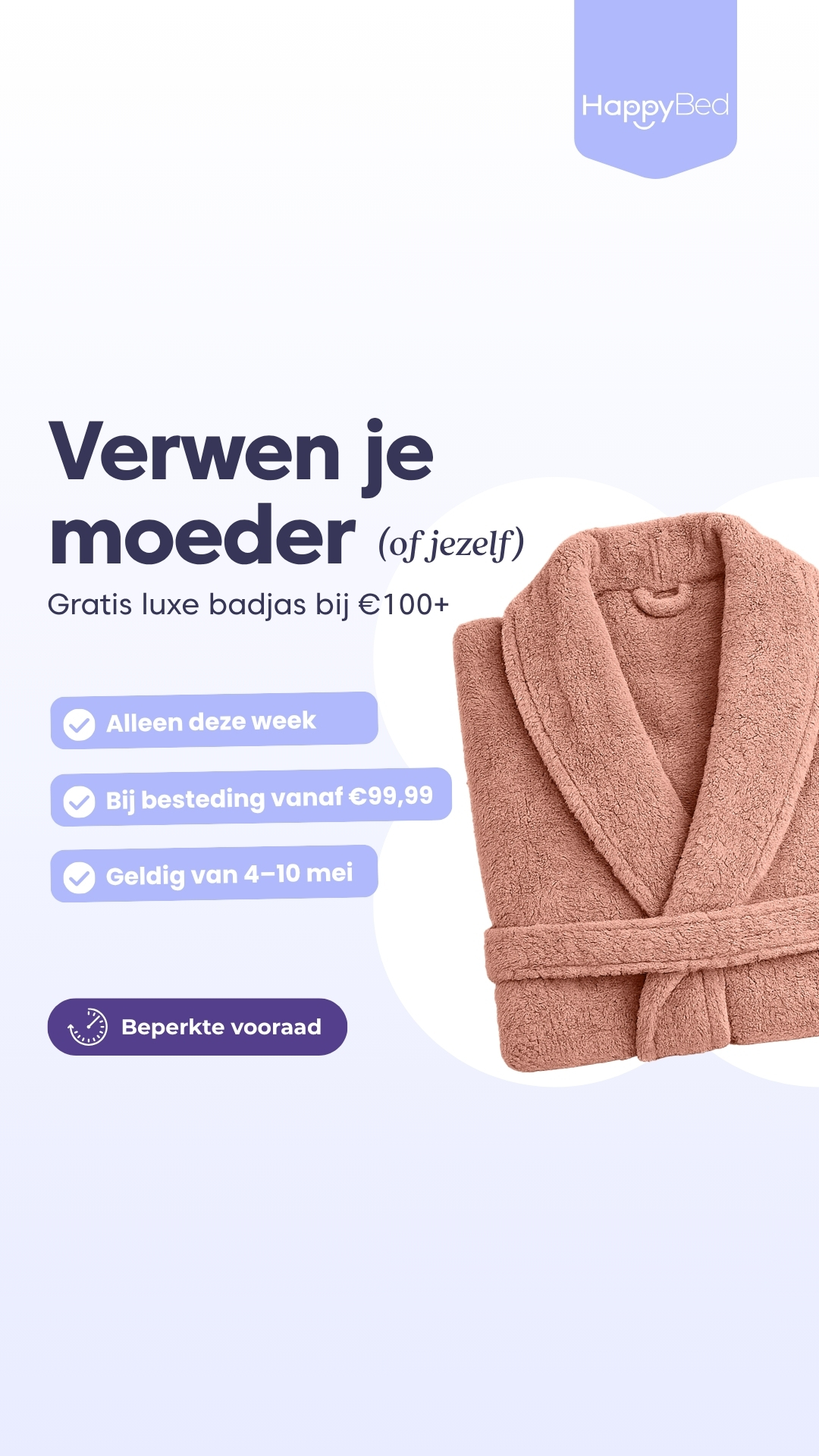 HappyBed Facebook ad