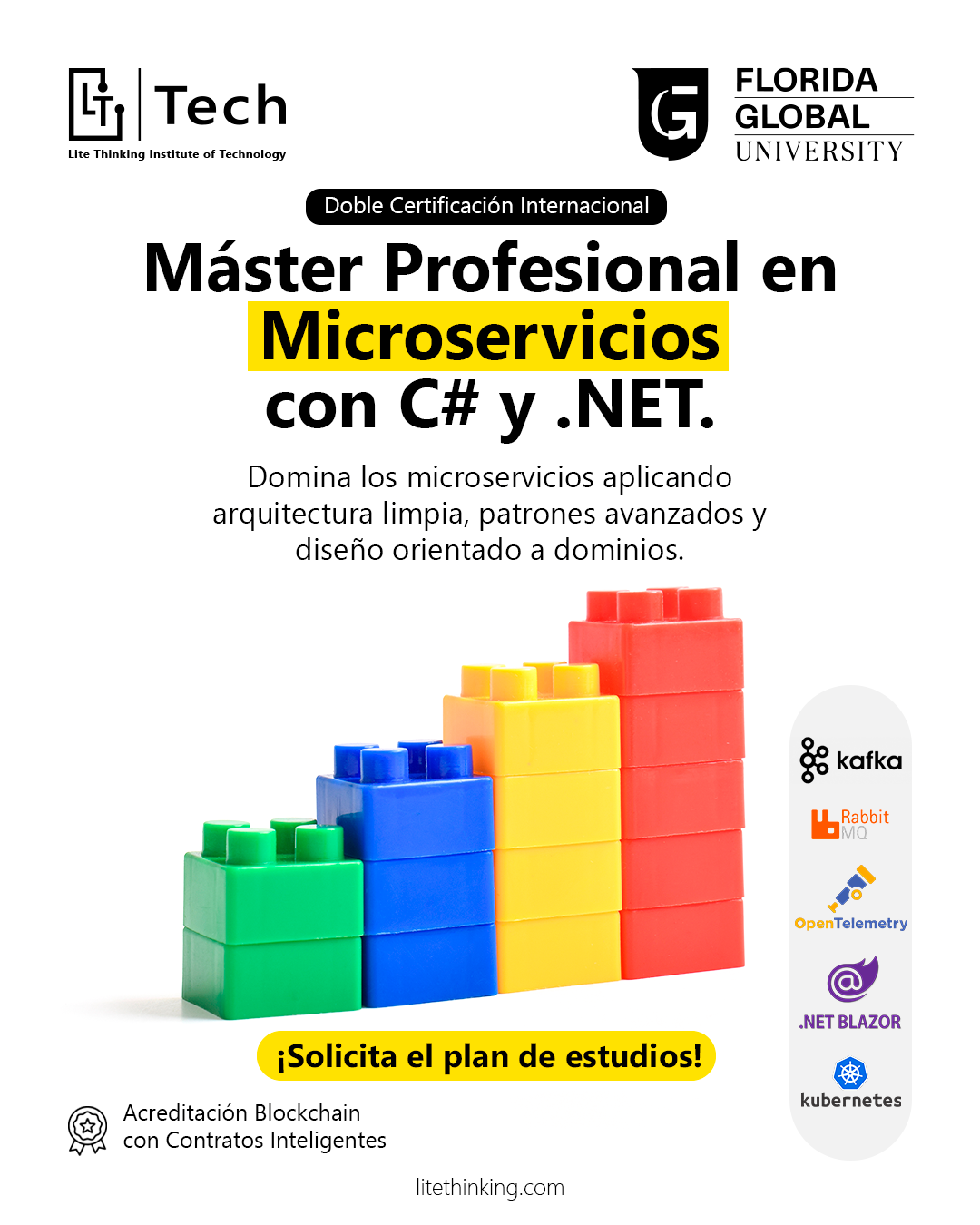 Lite Thinking Facebook ad: Domina microservicios con C# y.NET a nivel enterprise