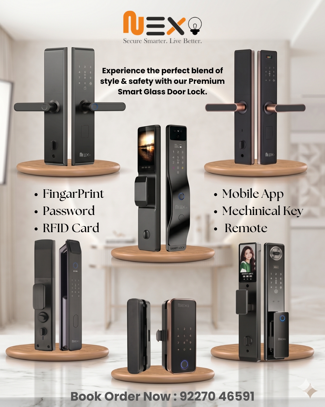 Nexo Light Facebook ad: Book Order Now