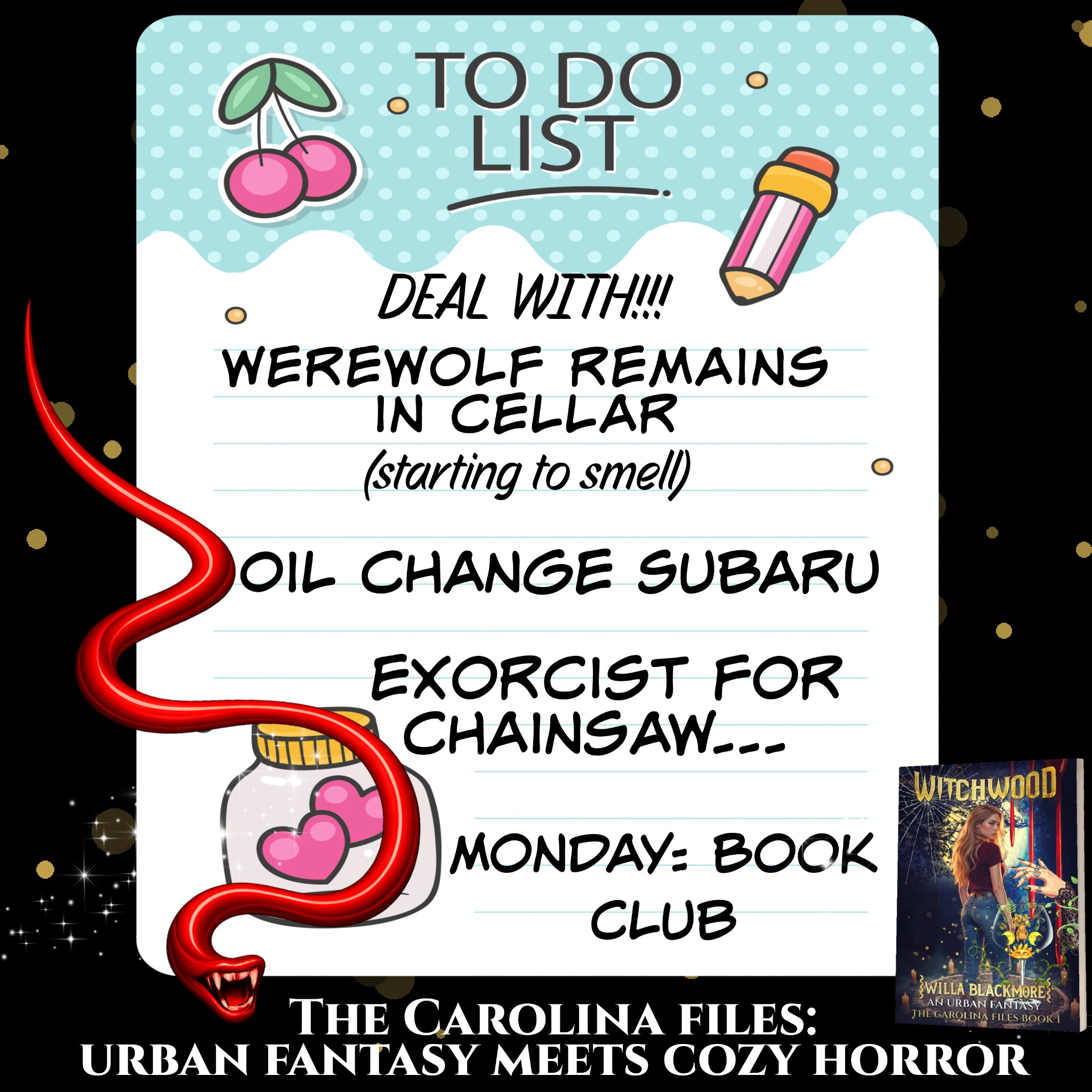 Willa Blackmore Author Facebook ad